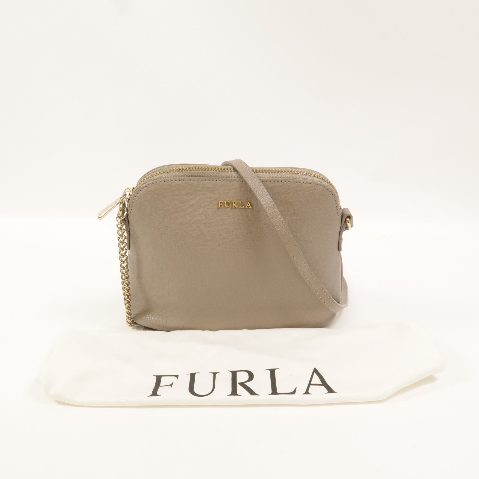 Furla 牛皮皮革Shoulder Bag肩背袋