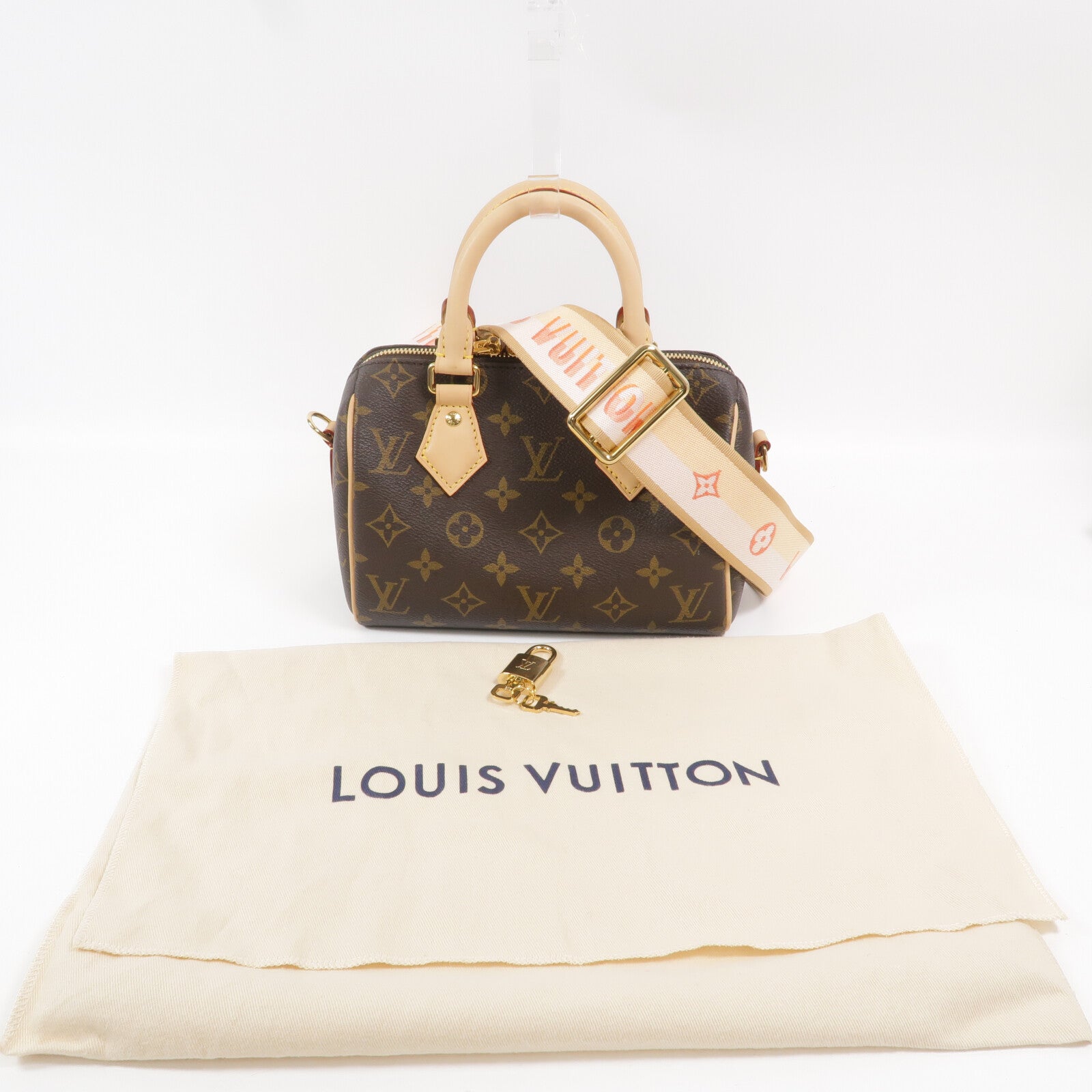 LOUIS VUITTON Monogram Speedy Bandouliere 20手挽肩背兩用袋