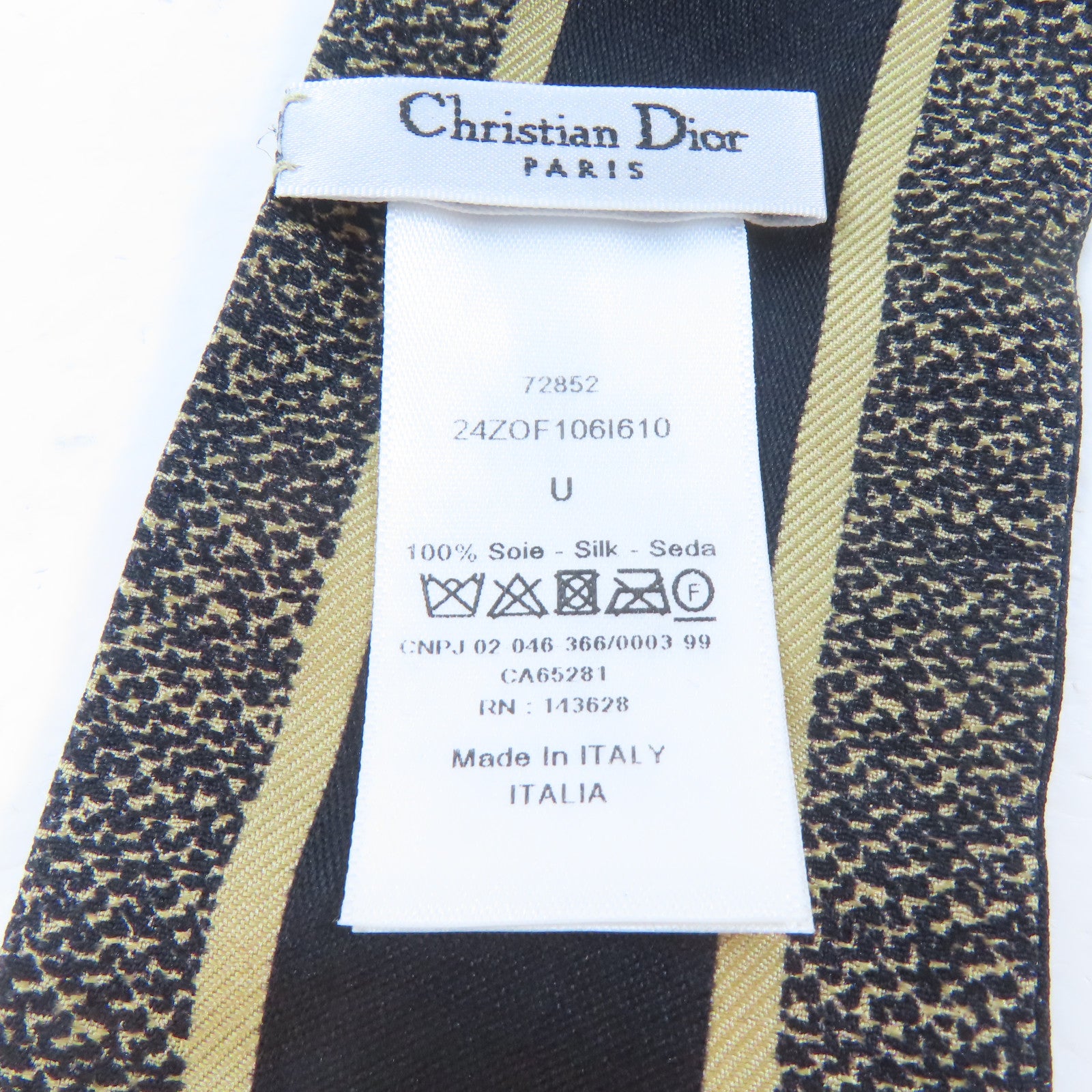 Dior 絲質Scarf絲巾黑色/藍色/黃色/紅色