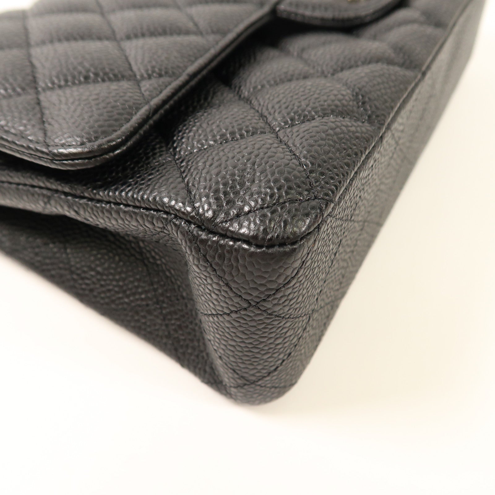 CHANEL 牛皮皮革Classic 25銀扣鏈帶肩背袋