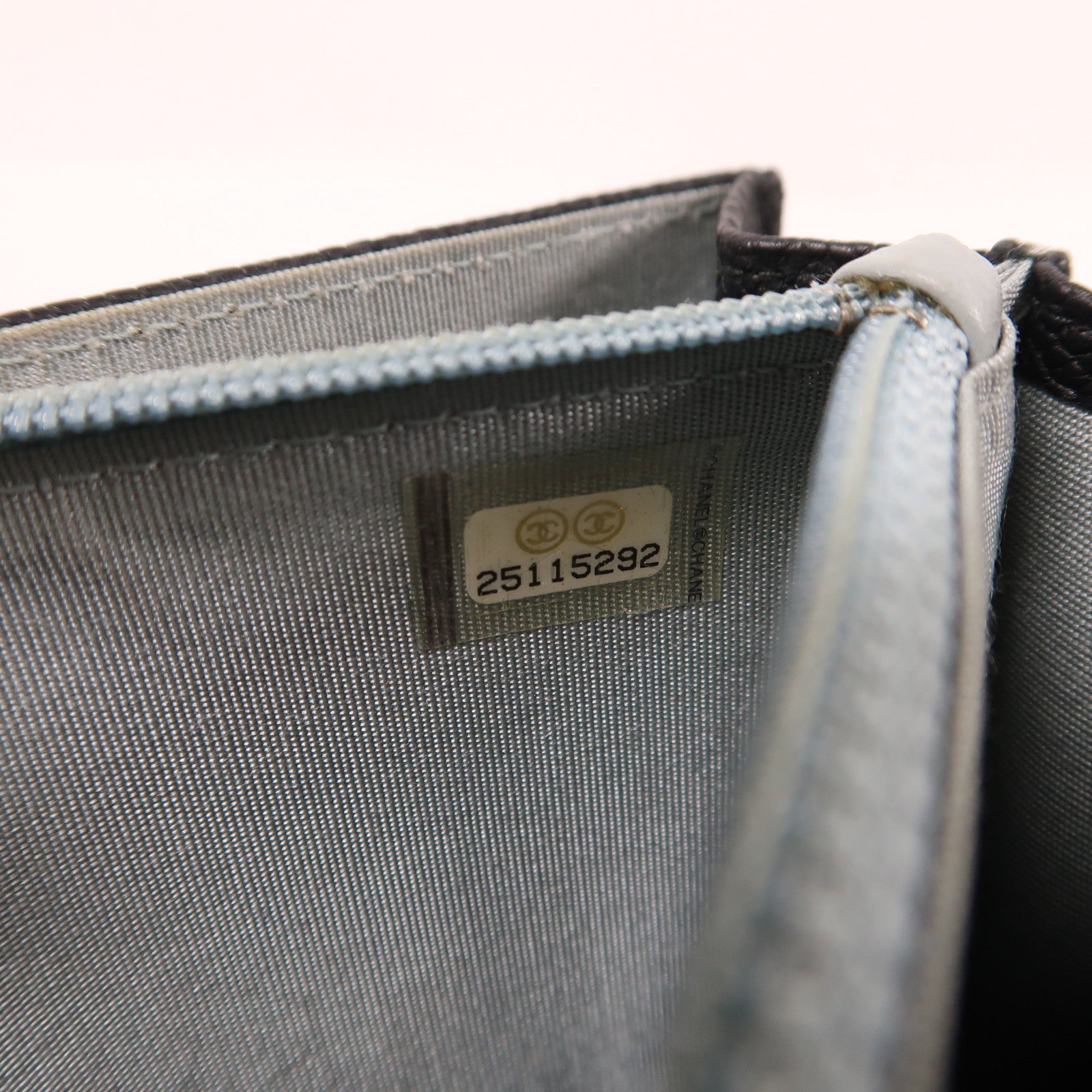 CHANEL CC GHW Chain Shoulder Bag Calfskin Leather Black