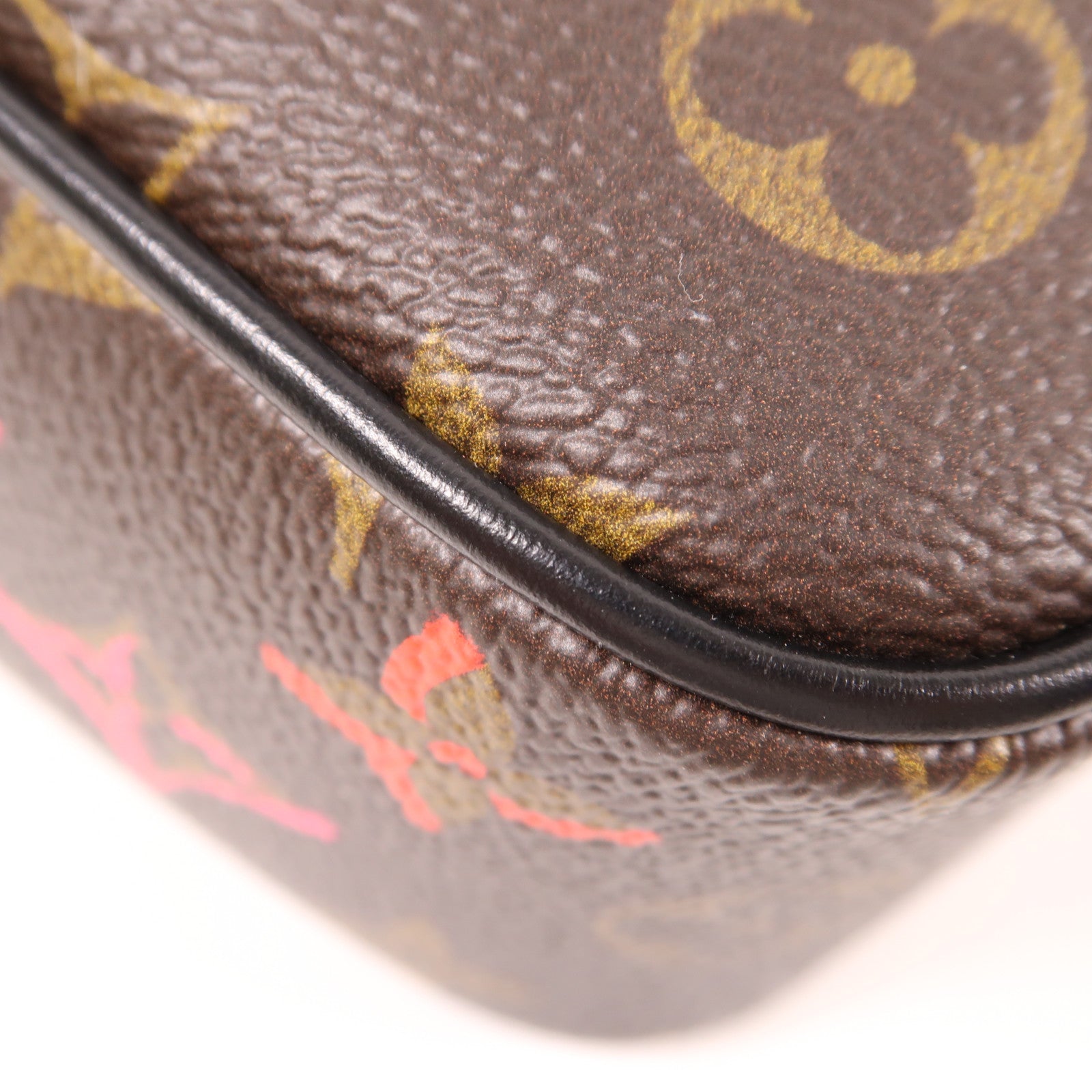 LOUIS VUITTON Monogram Sac Coeur Fall In Love金扣肩背袋棕色