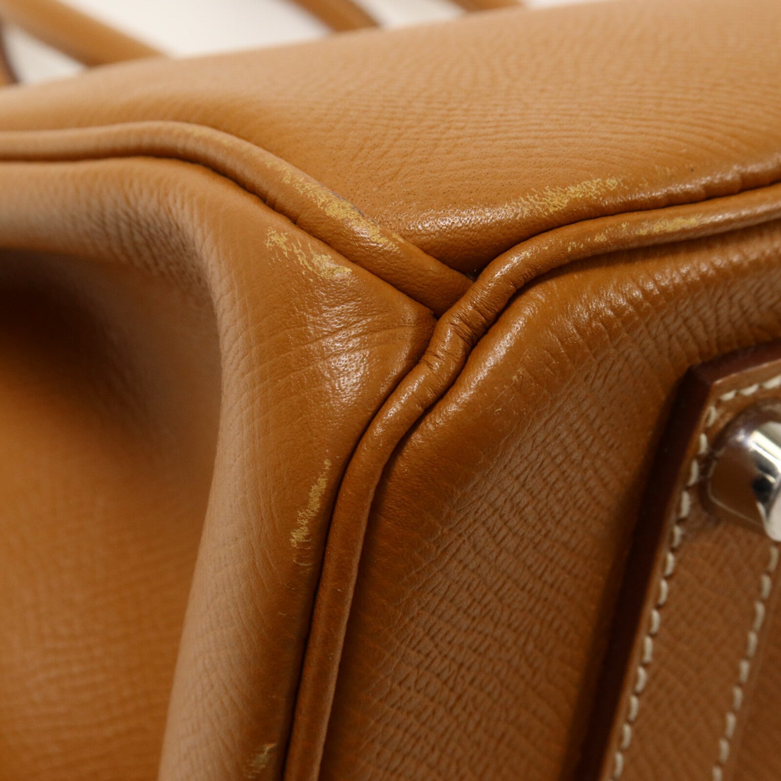 HERMES Epsom皮革Birkin 35手挽袋Gold