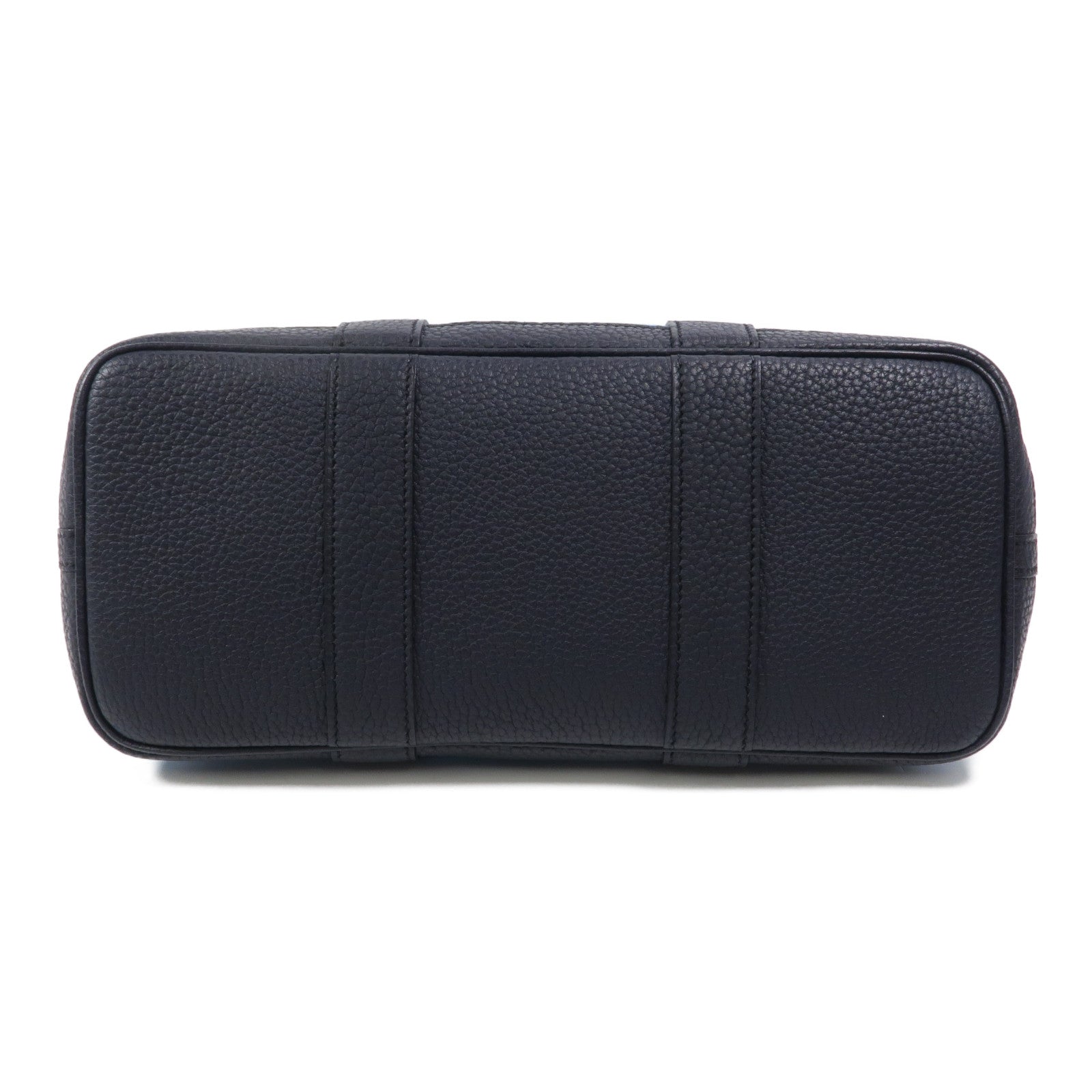 HERMES 帆布Garden Party TPM手挽袋Bleu Riviera/Bleu de Prusse