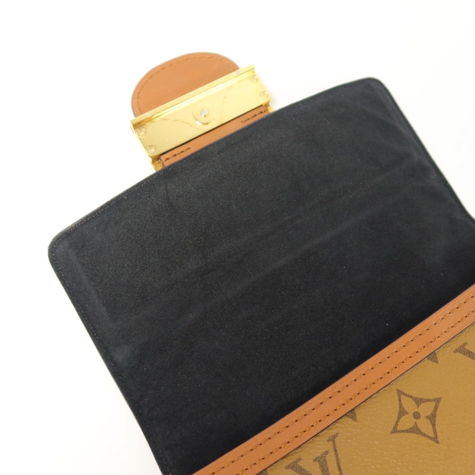 LOUIS VUITTON Monogram Reverse Mini Dauphine肩背袋