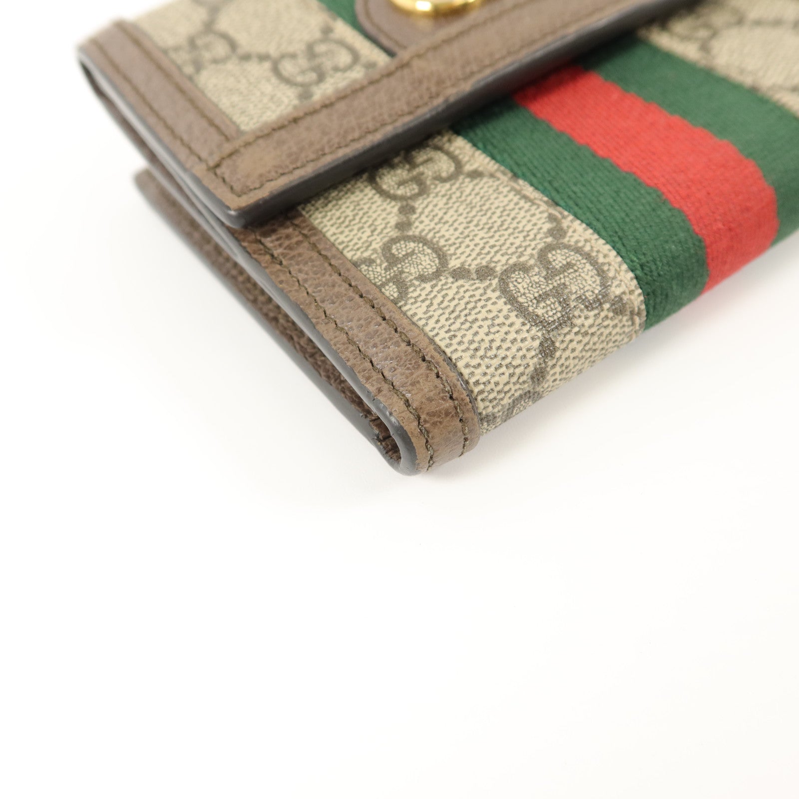 GUCCI 塗層帆布Ophidia GG Wallet錢包