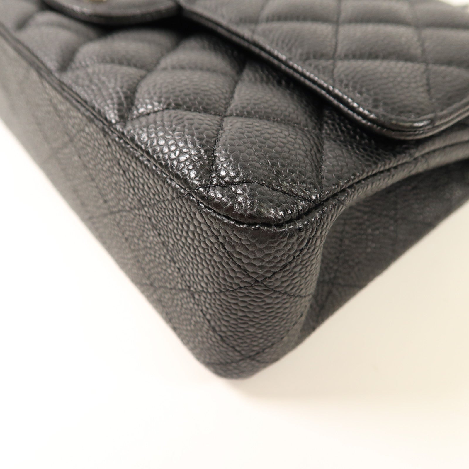 CHANEL 牛皮皮革Classic 25銀扣鏈帶肩背袋