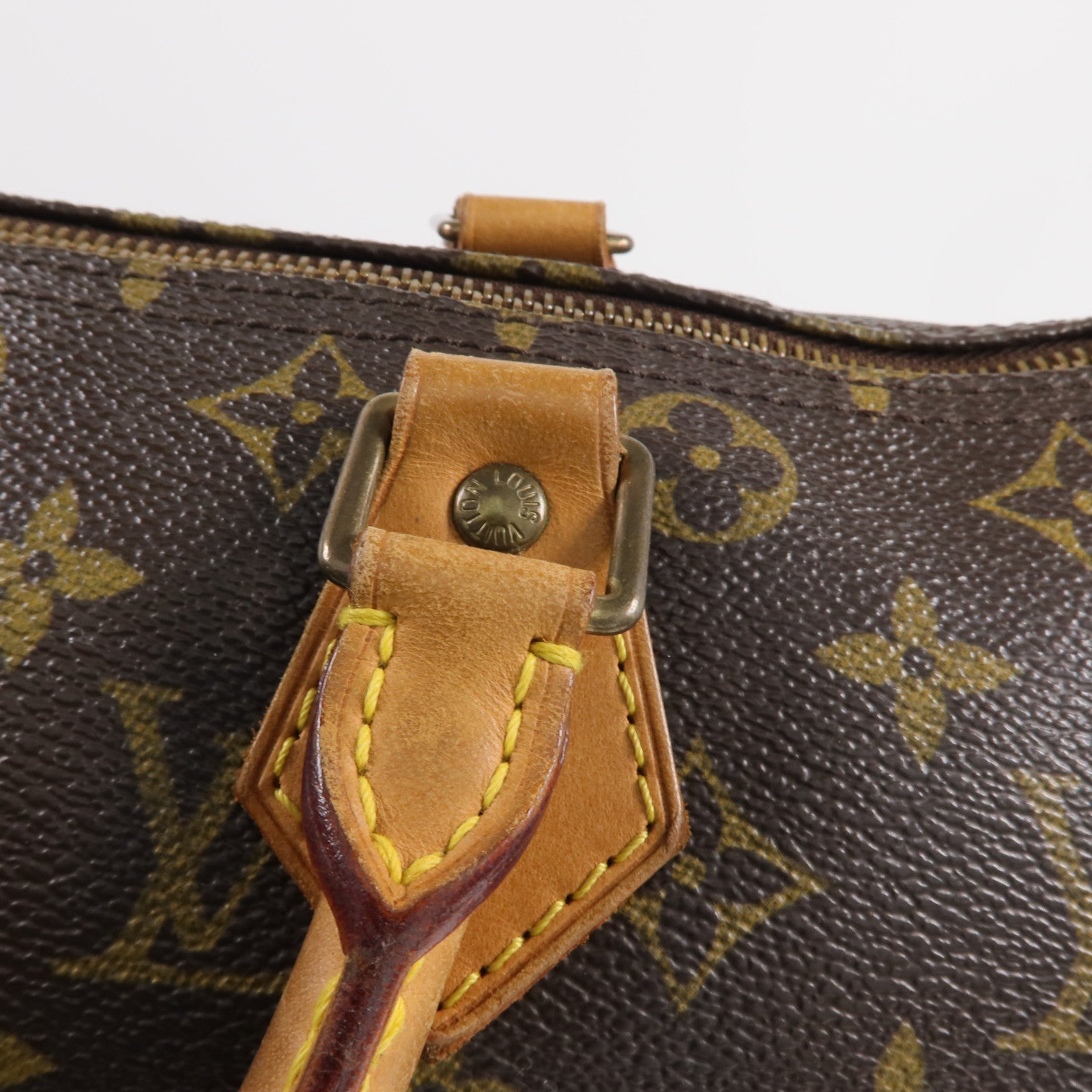 LOUIS VUITTON Monogram Speedy 30金扣手挽袋