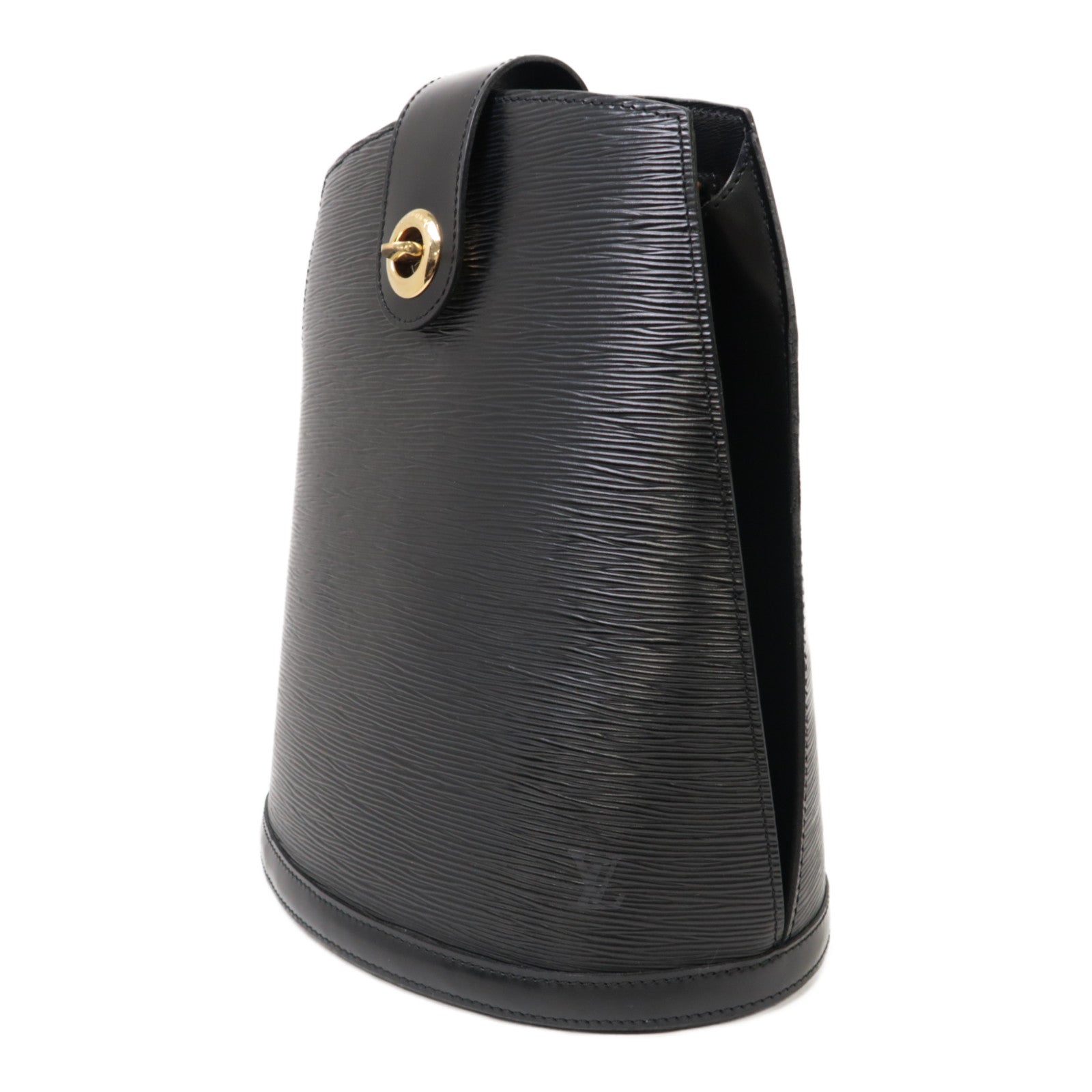 LOUIS VUITTON Epi Cluny金扣肩背袋黑色