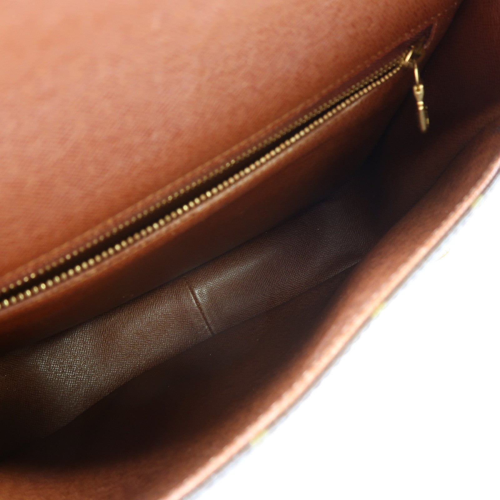 LOUIS VUITTON 【激減優惠】Monogram Saint Cloud GM金扣肩背袋啡色