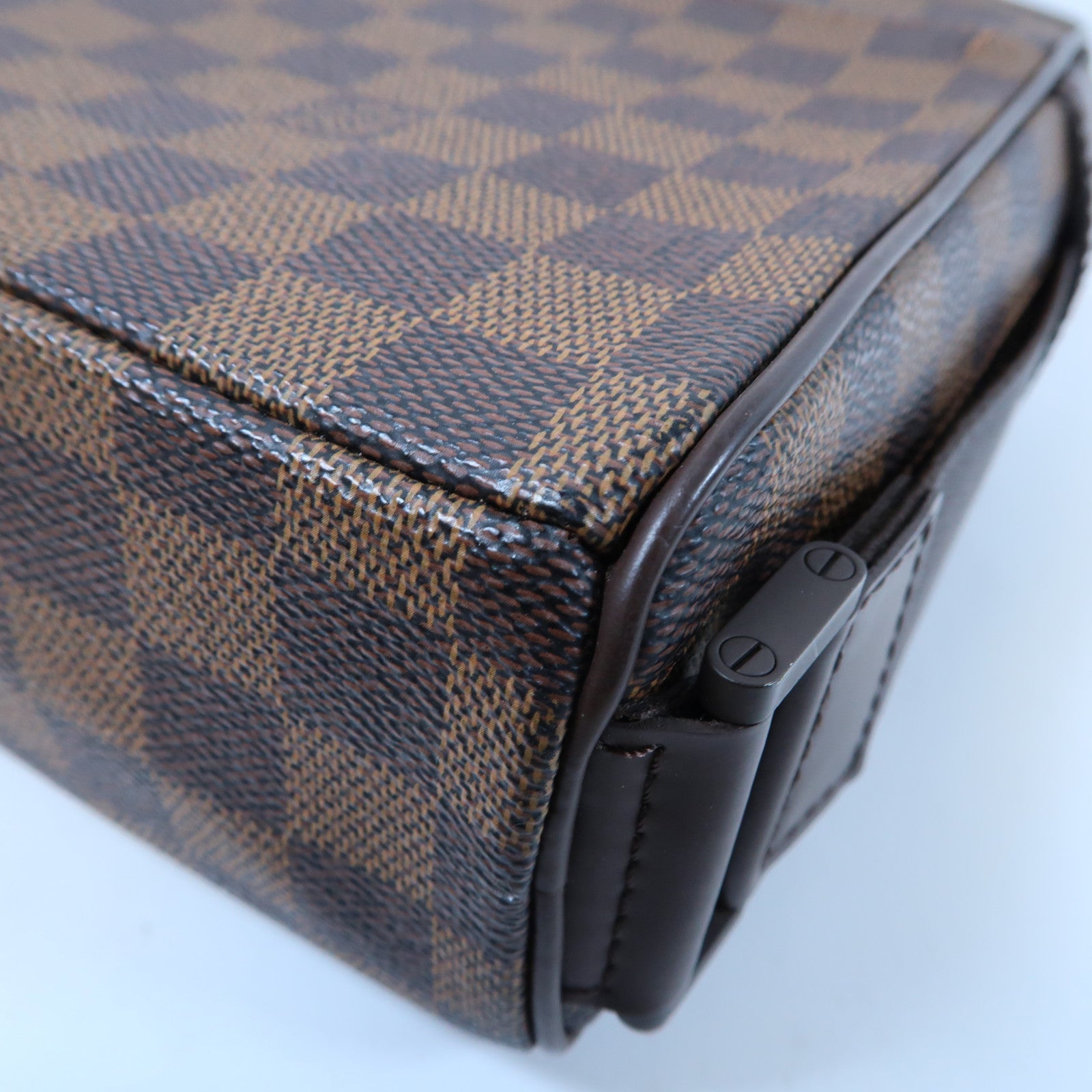 LOUIS VUITTON Damier Orav PM金扣肩背袋啡色