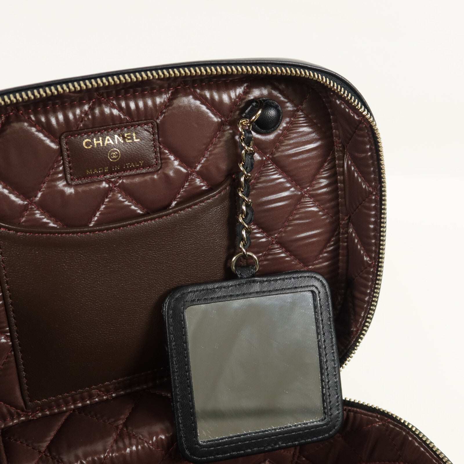 CHANEL 羊皮皮革Vanity Case手挽袋