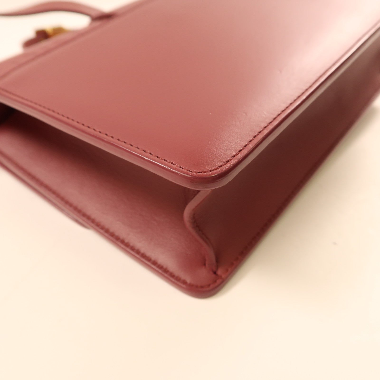 Dior 【激減優惠】牛皮皮革30 Montaigne金扣肩背袋紅色