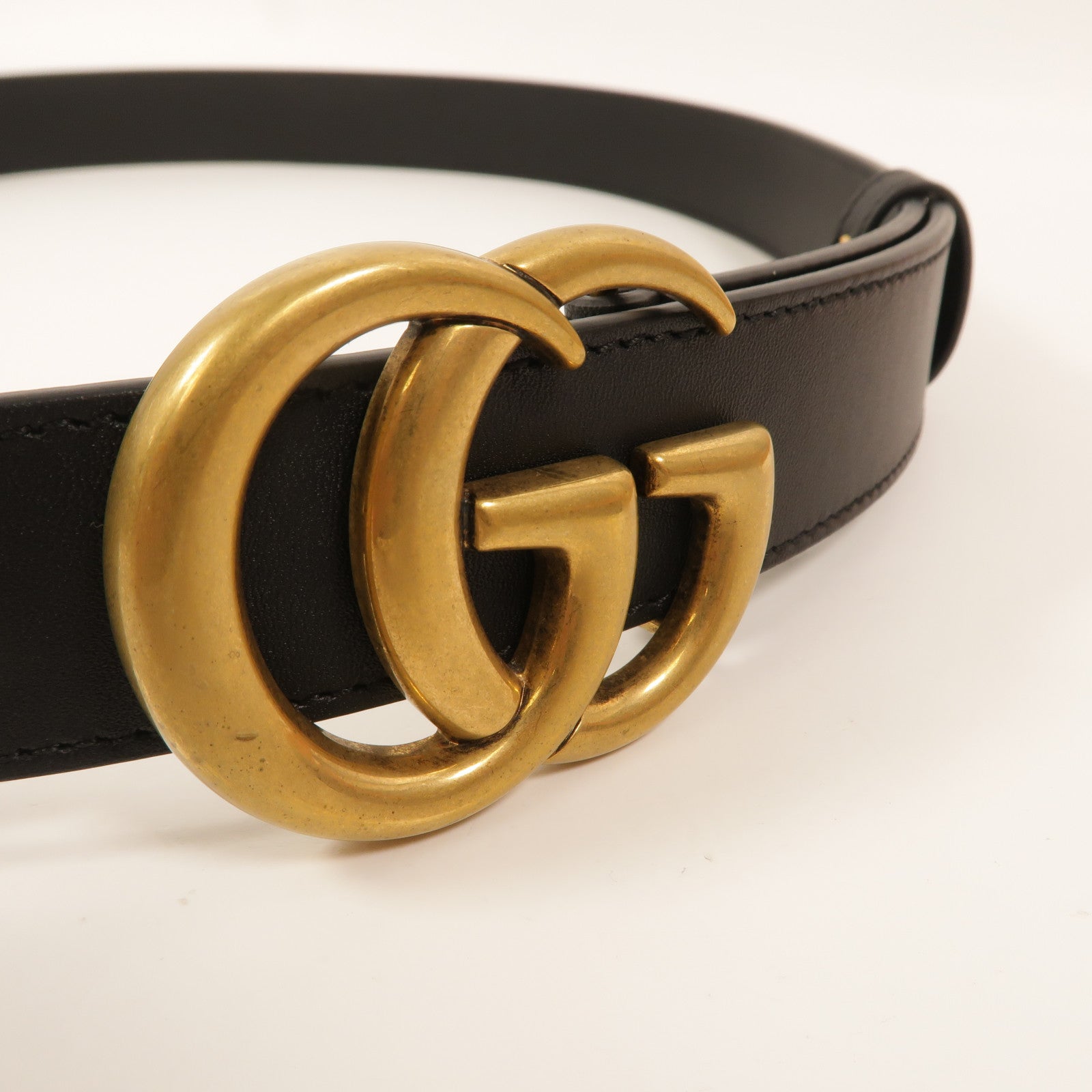 GUCCI 牛皮皮革GG Marmont Belt 95cm皮帶
