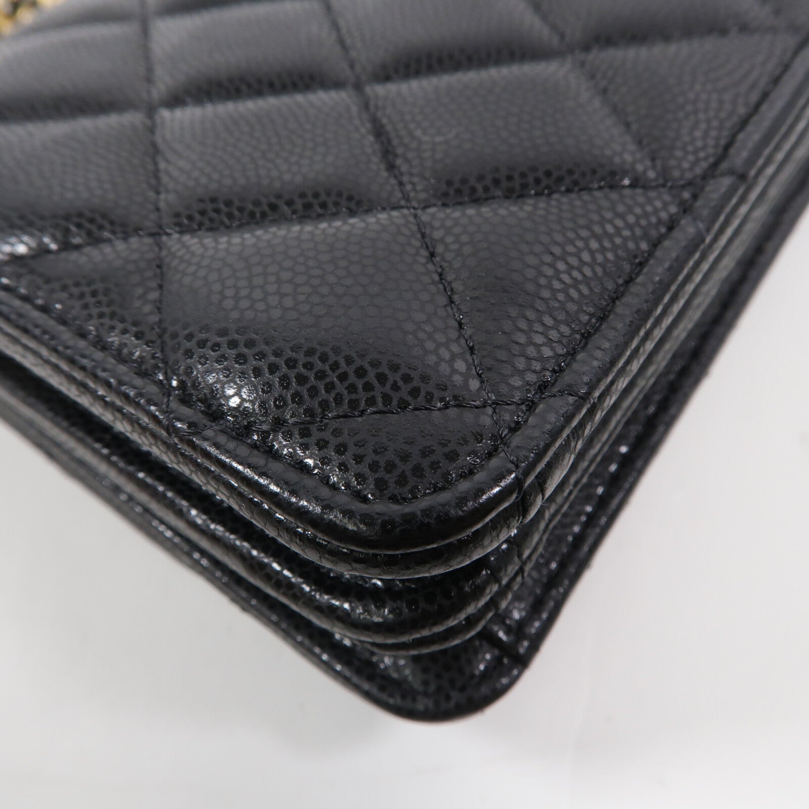 CHANEL 牛皮皮革WOC Wallet On Chain鏈帶肩背袋