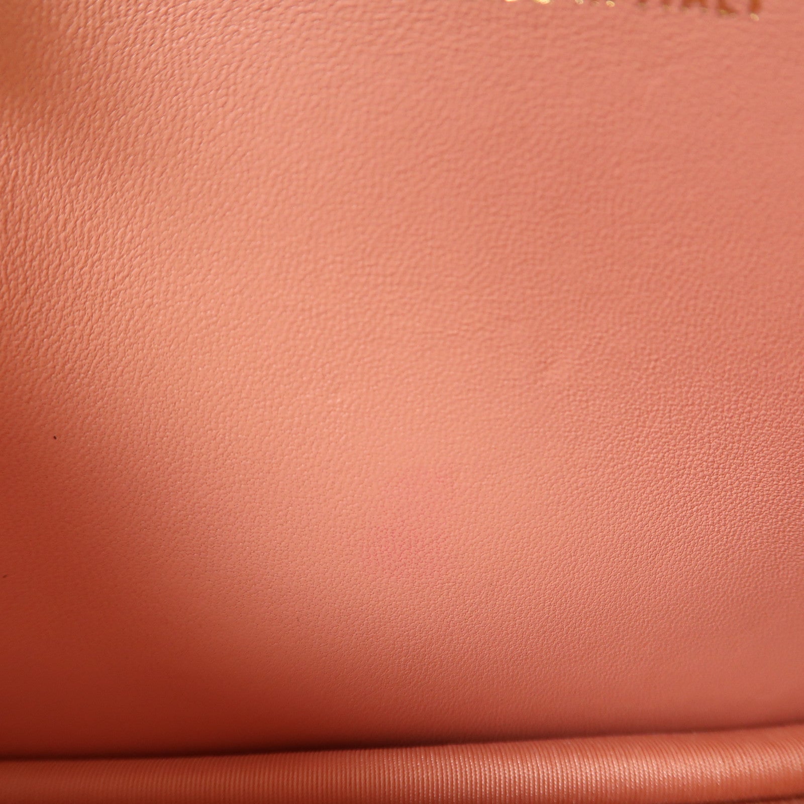 CHANEL CC GHW Chain Shoulder Bag Lambskin Leather Pink