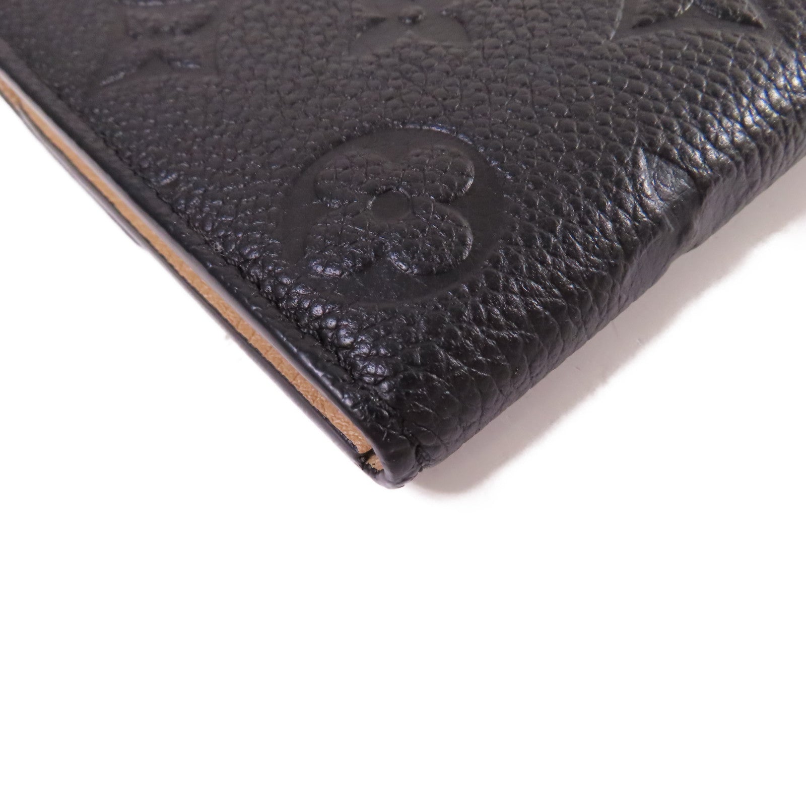 LOUIS VUITTON 【激減優惠】Monogram Empreinte Emilie Wallet金扣長錢包黑色