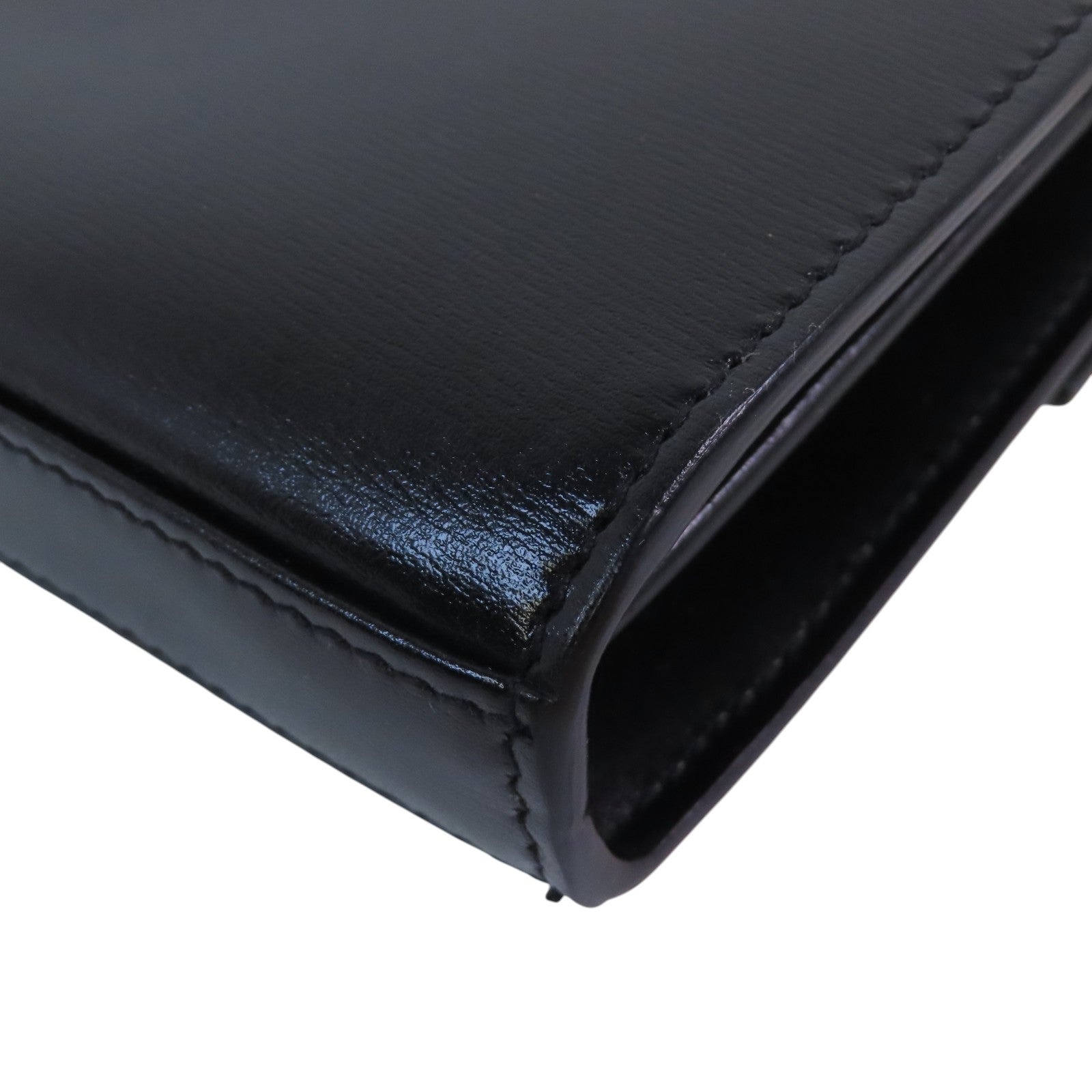 SAINT LAURENT 牛皮皮革Sulpice金扣鏈帶肩背袋