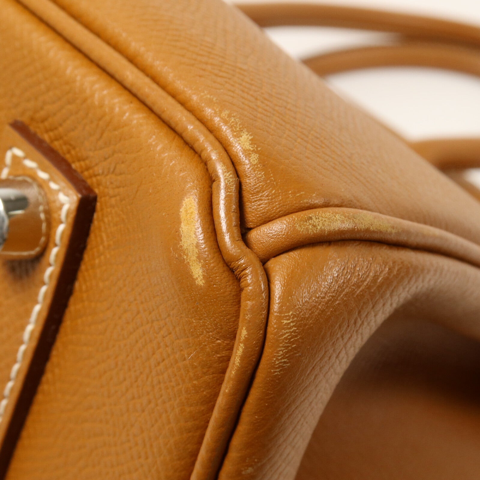 HERMES Epsom皮革Birkin 35手挽袋Gold