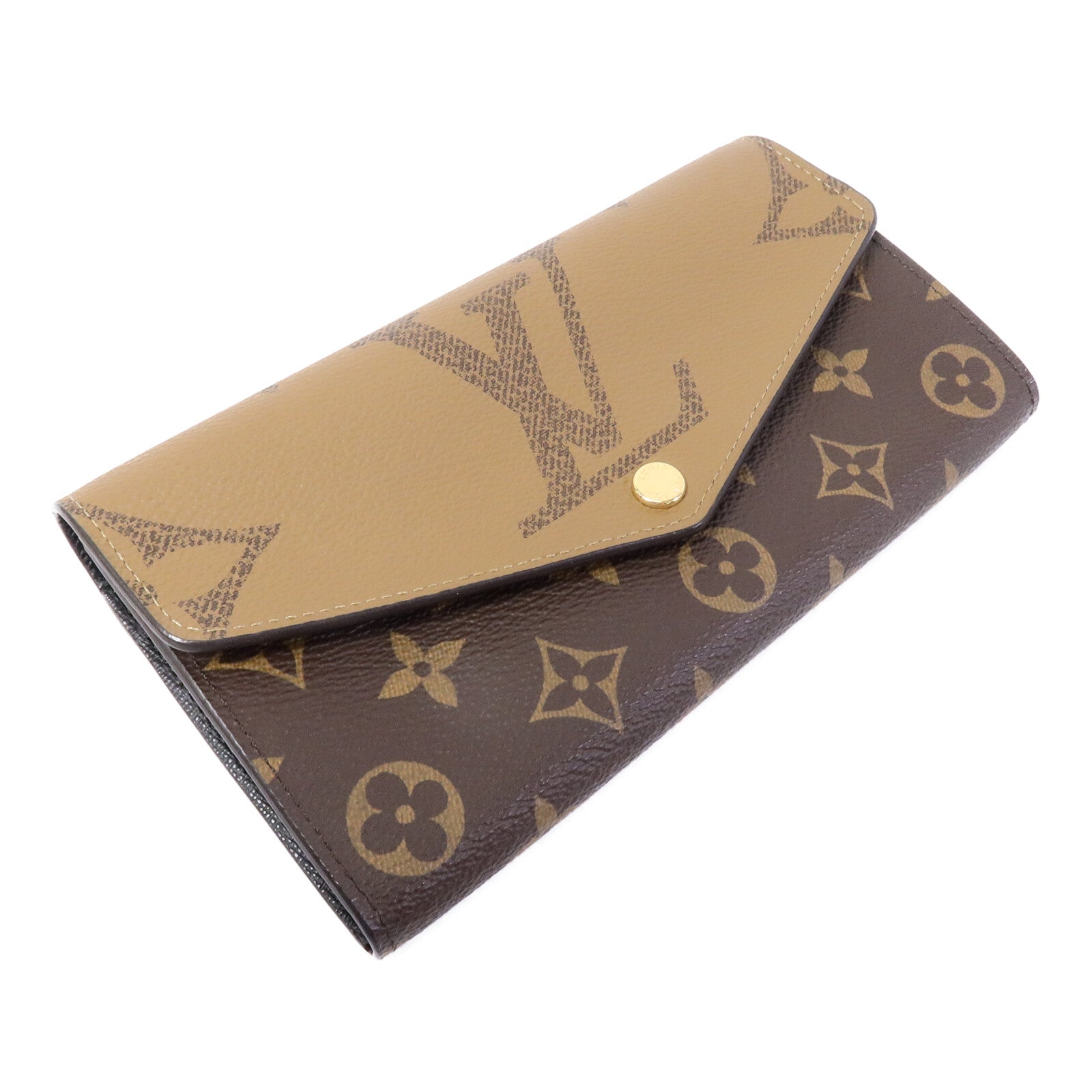 LOUIS VUITTON Mono Reverse Giant Sarah Long Wallet長錢包