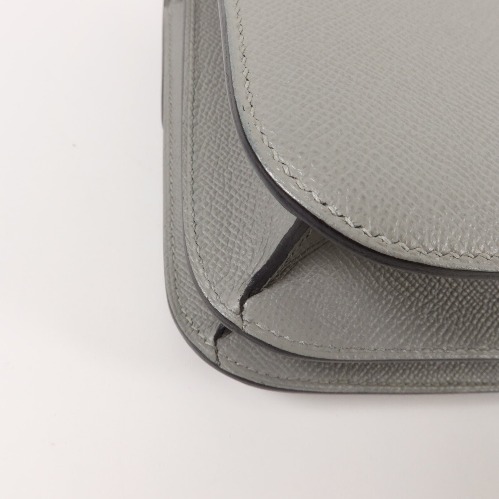 HERMES Epsom皮革Constance 24肩背袋Gris Mouette