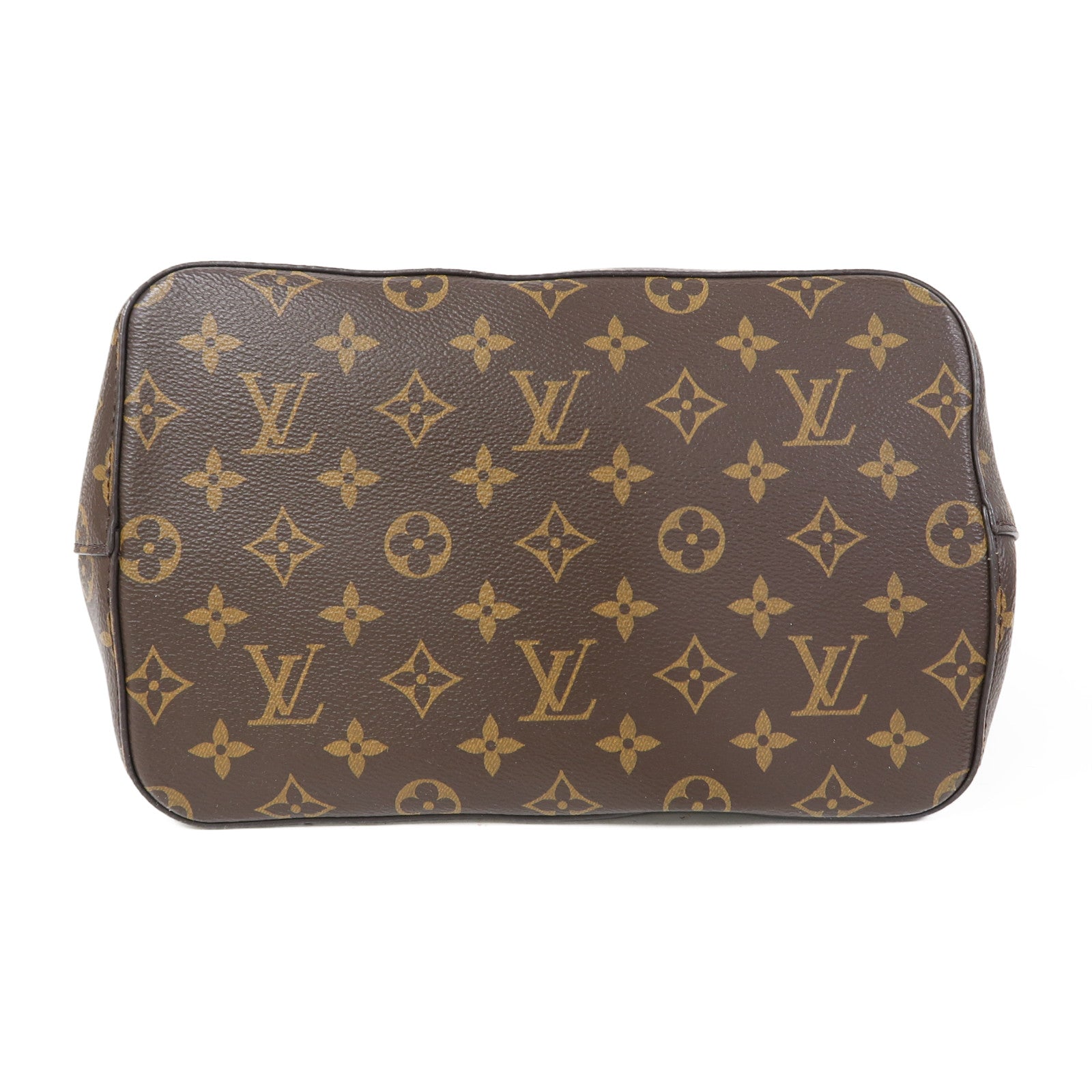 LOUIS VUITTON Monogram Neo Noe MM金扣肩背袋啡色/紅色