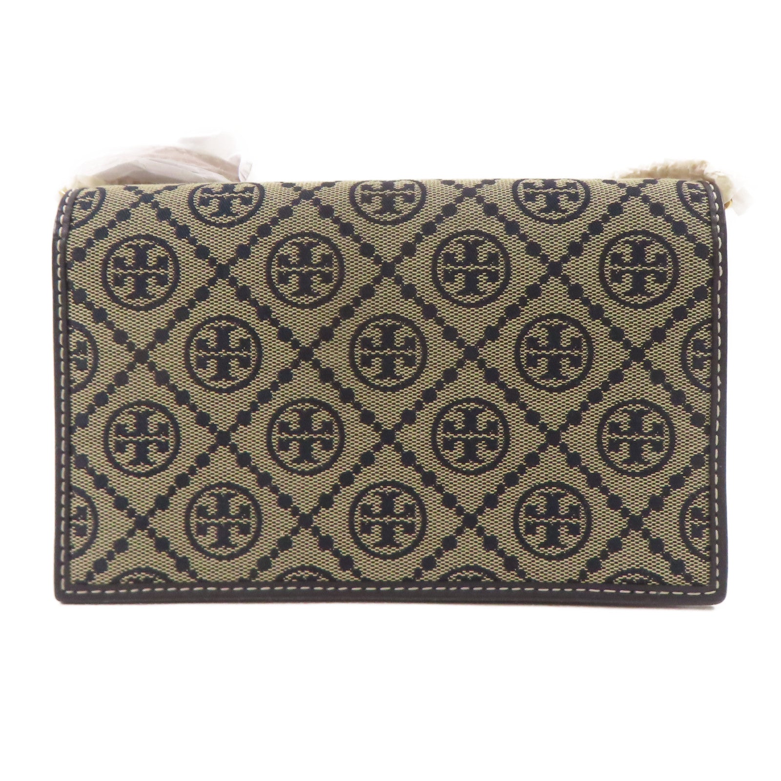 Tory Burch 帆布Shoulder Bag金扣肩背袋灰色