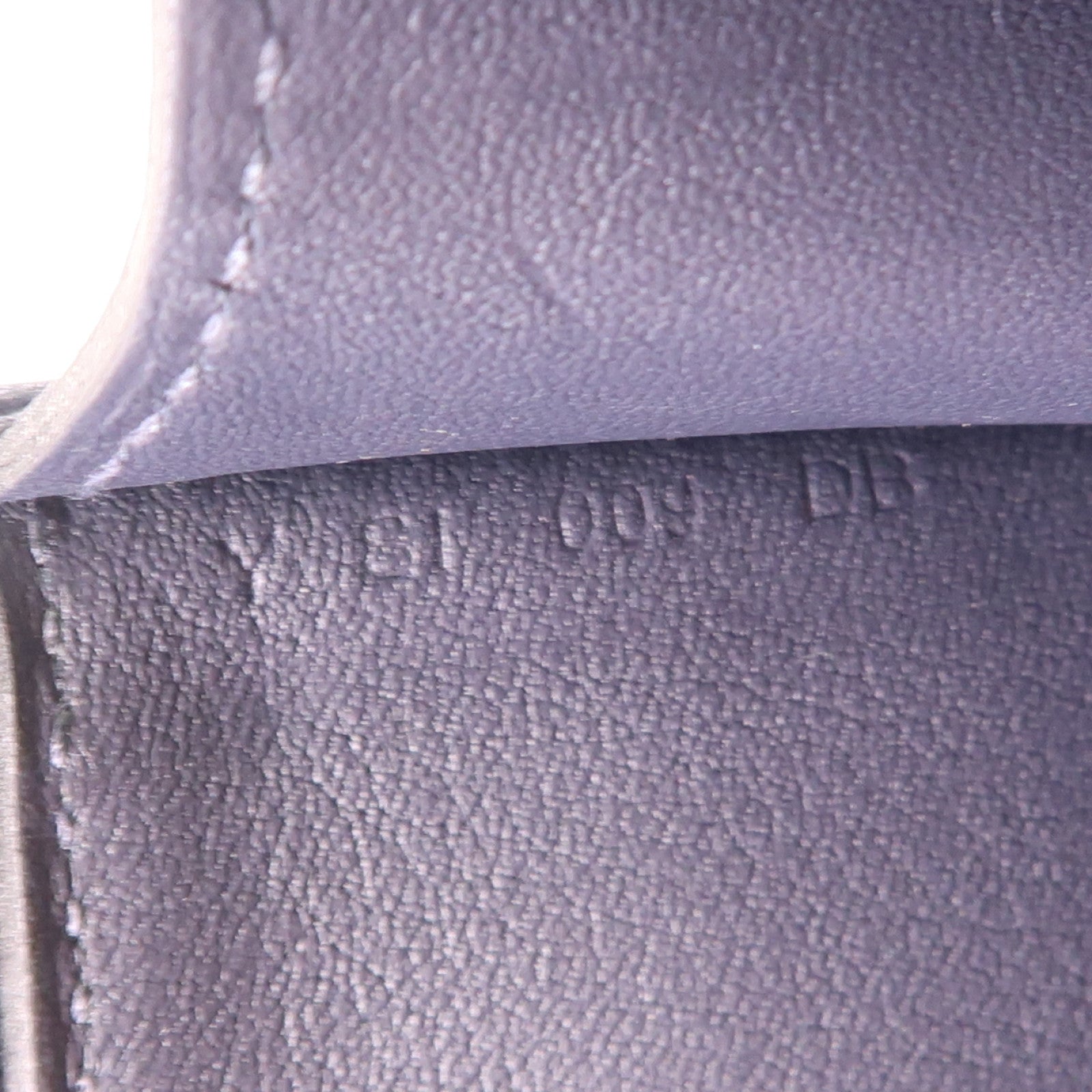 HERMES Evercolor皮革Zipengo GM金扣手拿包Bleu Nuit