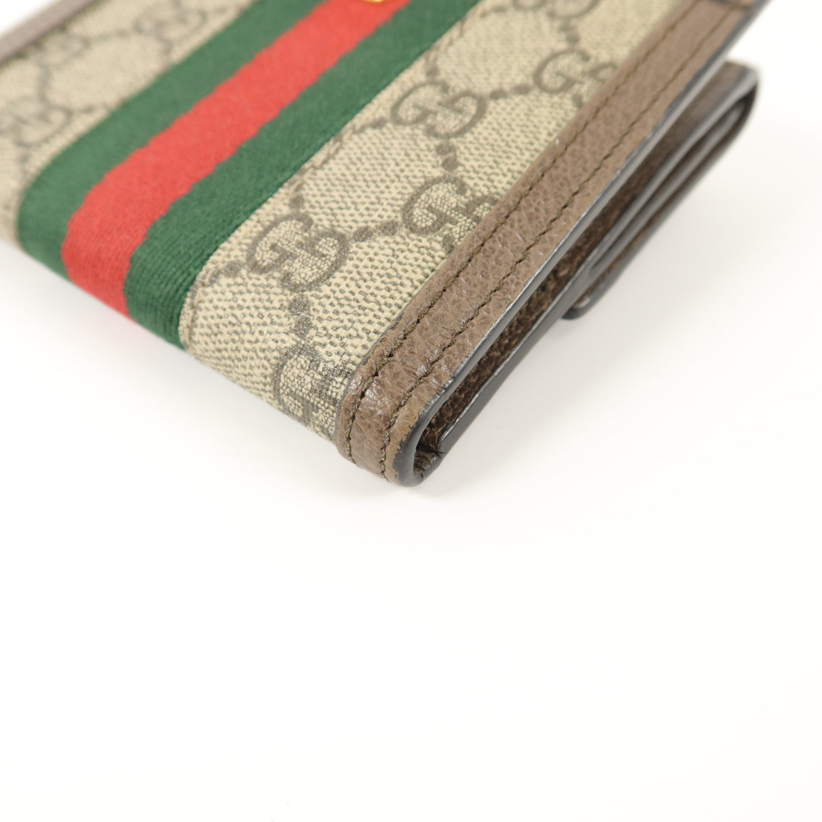 GUCCI 塗層帆布Ophidia GG Wallet錢包