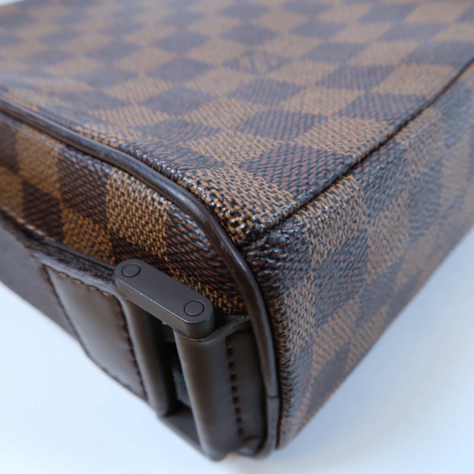 LOUIS VUITTON Damier Orav PM金扣肩背袋啡色