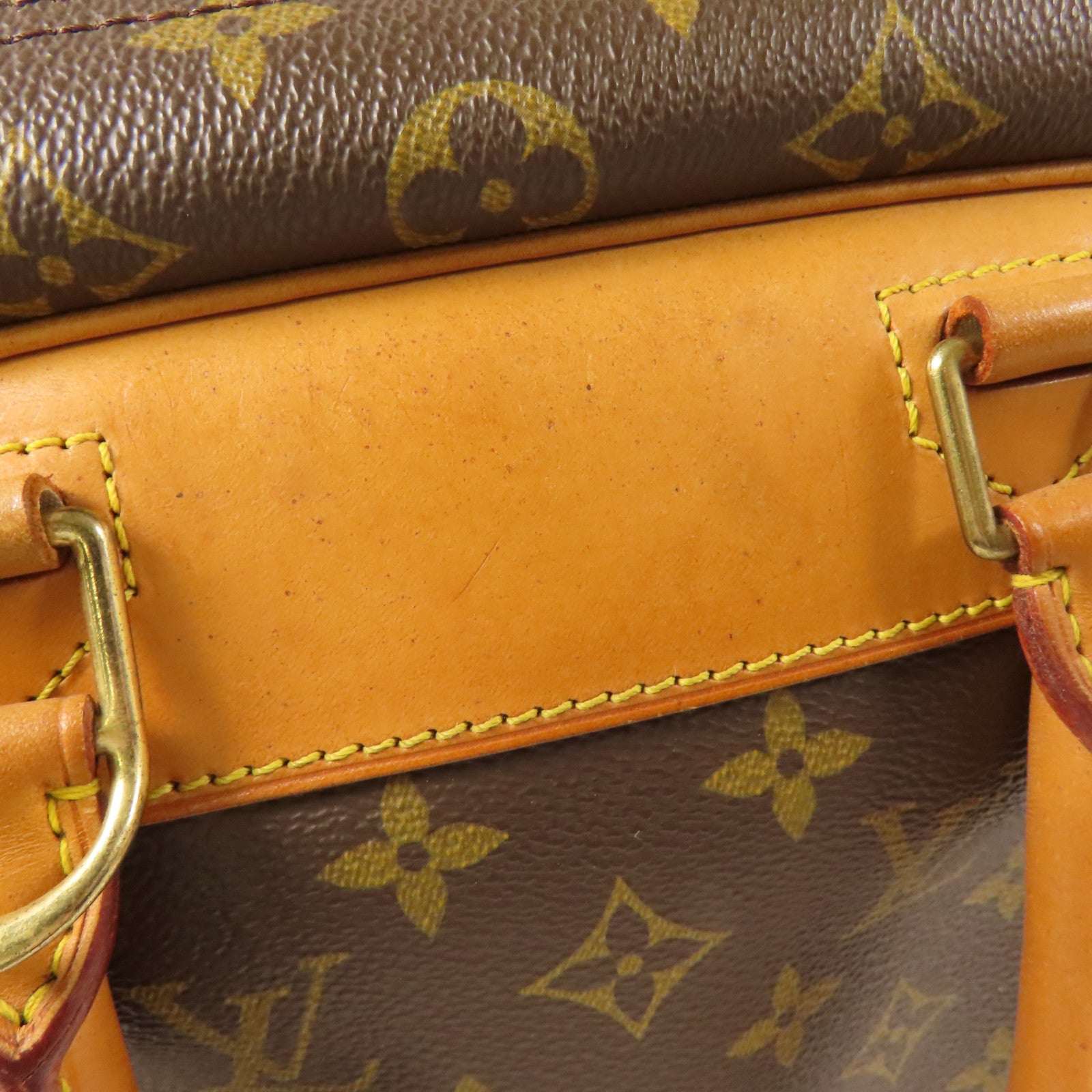 LOUIS VUITTON 【激減優惠】Monogram Deauville金扣手挽袋