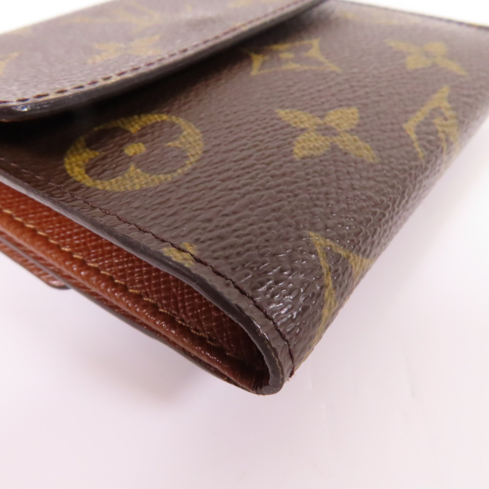 LOUIS VUITTON Monogram Wallet金扣錢包啡色