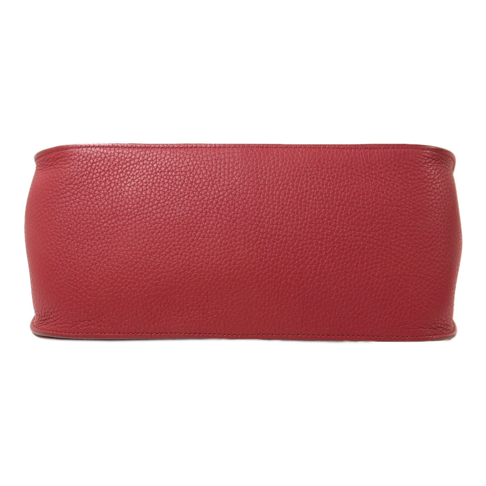 HERMES Clemence皮革Jypsiere 31肩背袋Rouge Grenade