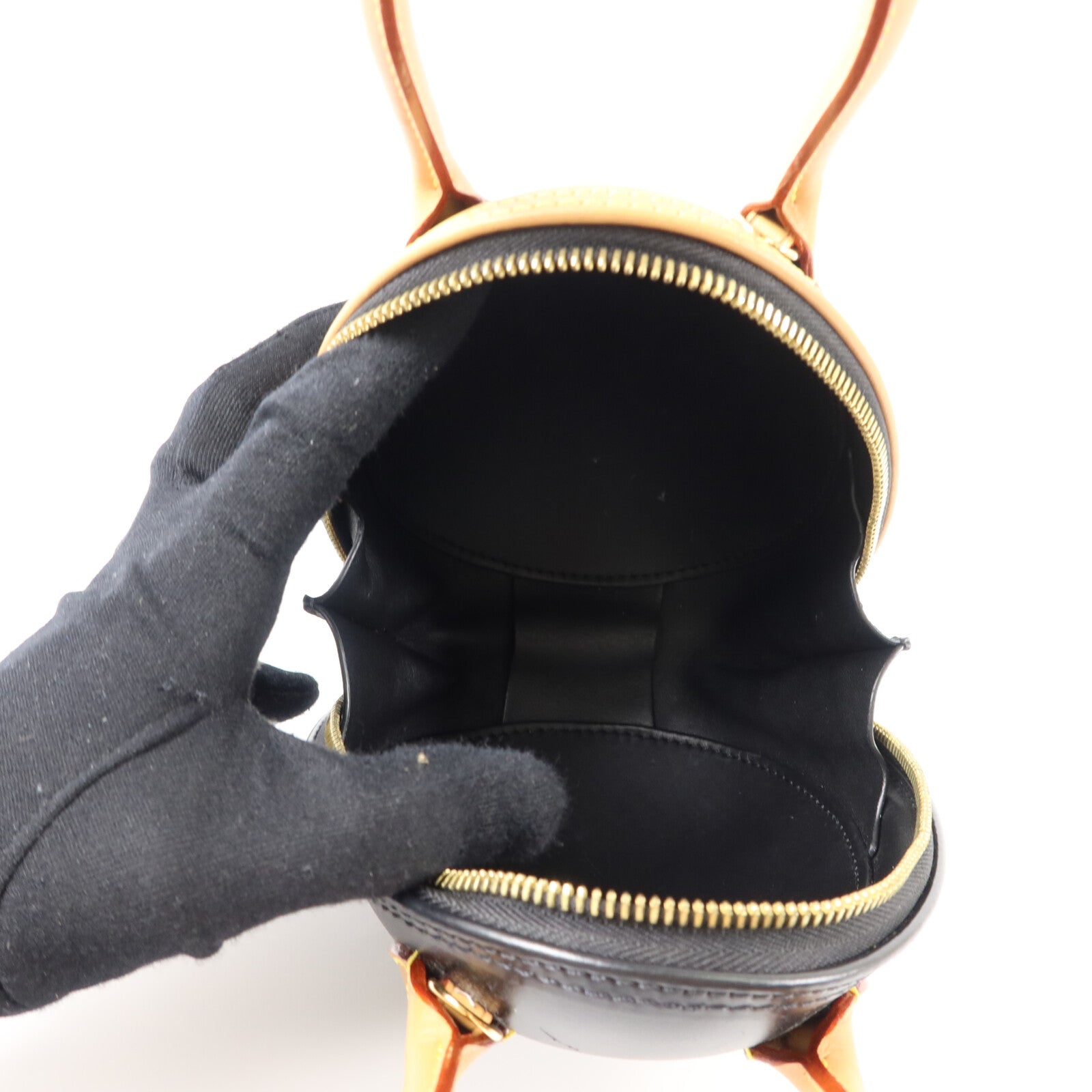 LOUIS VUITTON Monogram Egg Bag鏈帶手挽肩背兩用袋