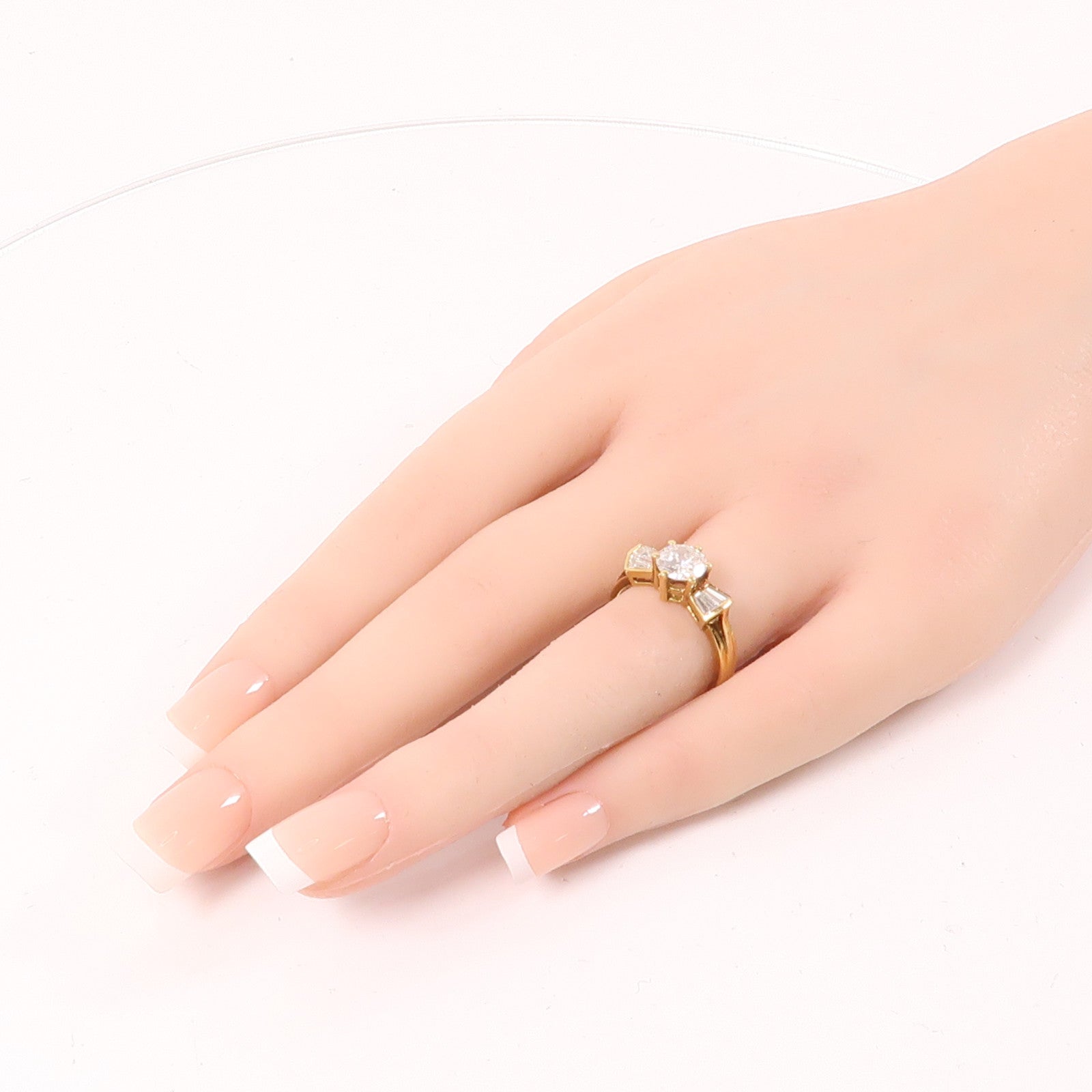 JEWELRY 18K黃金Diamond Ring鑽石戒指US#7.25