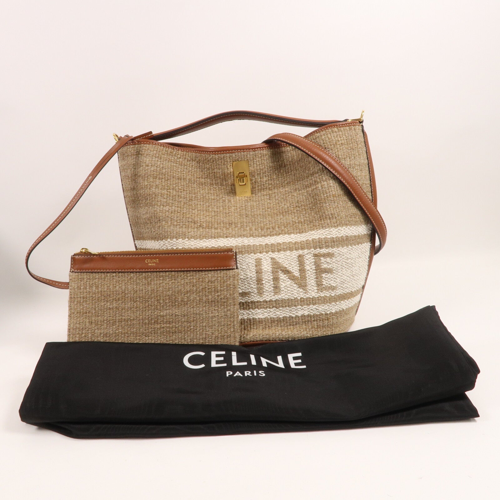 CELINE 帆布Bucket 16 Bag手挽肩背兩用袋