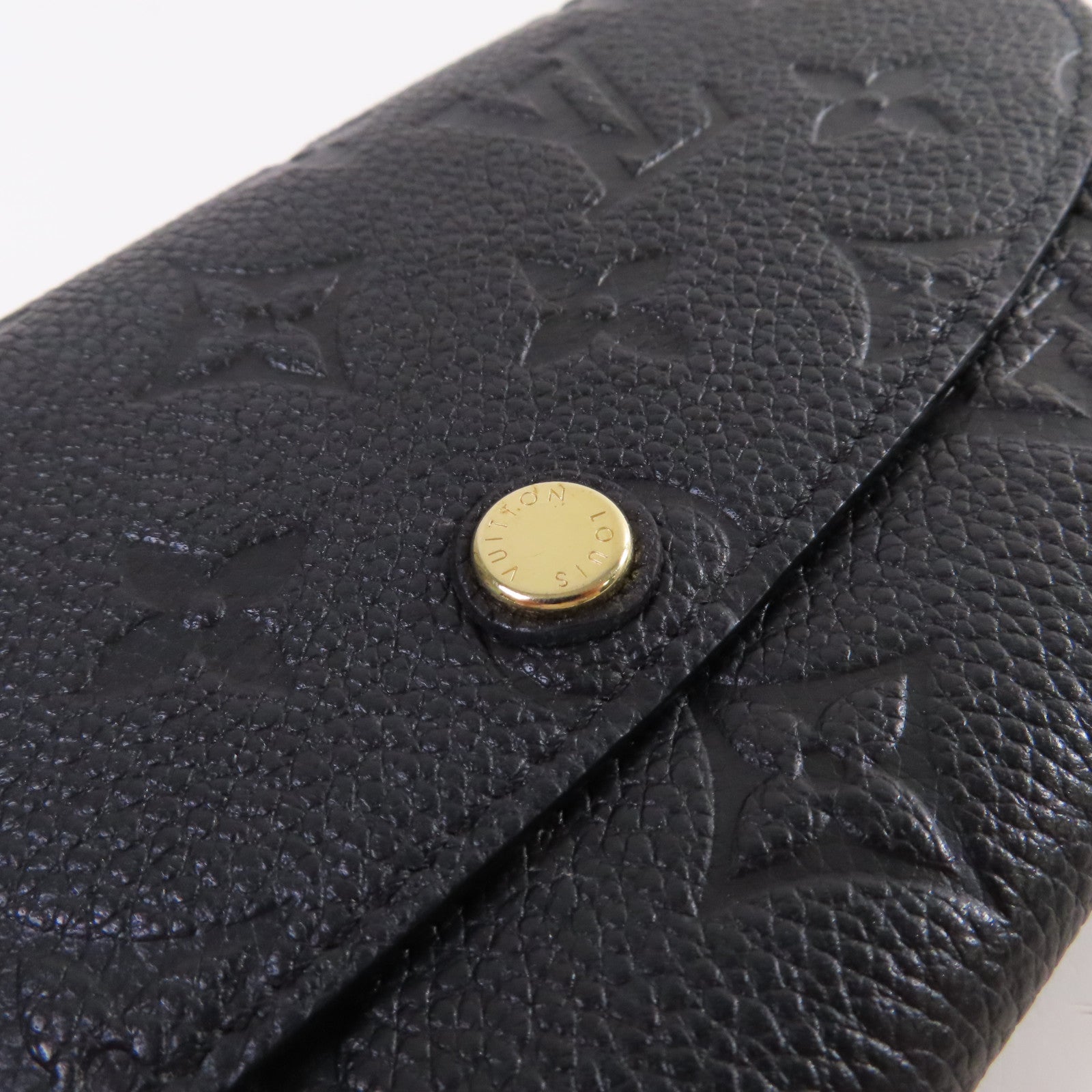 LOUIS VUITTON 【激減優惠】Monogram Empreinte Emilie Wallet金扣長錢包黑色