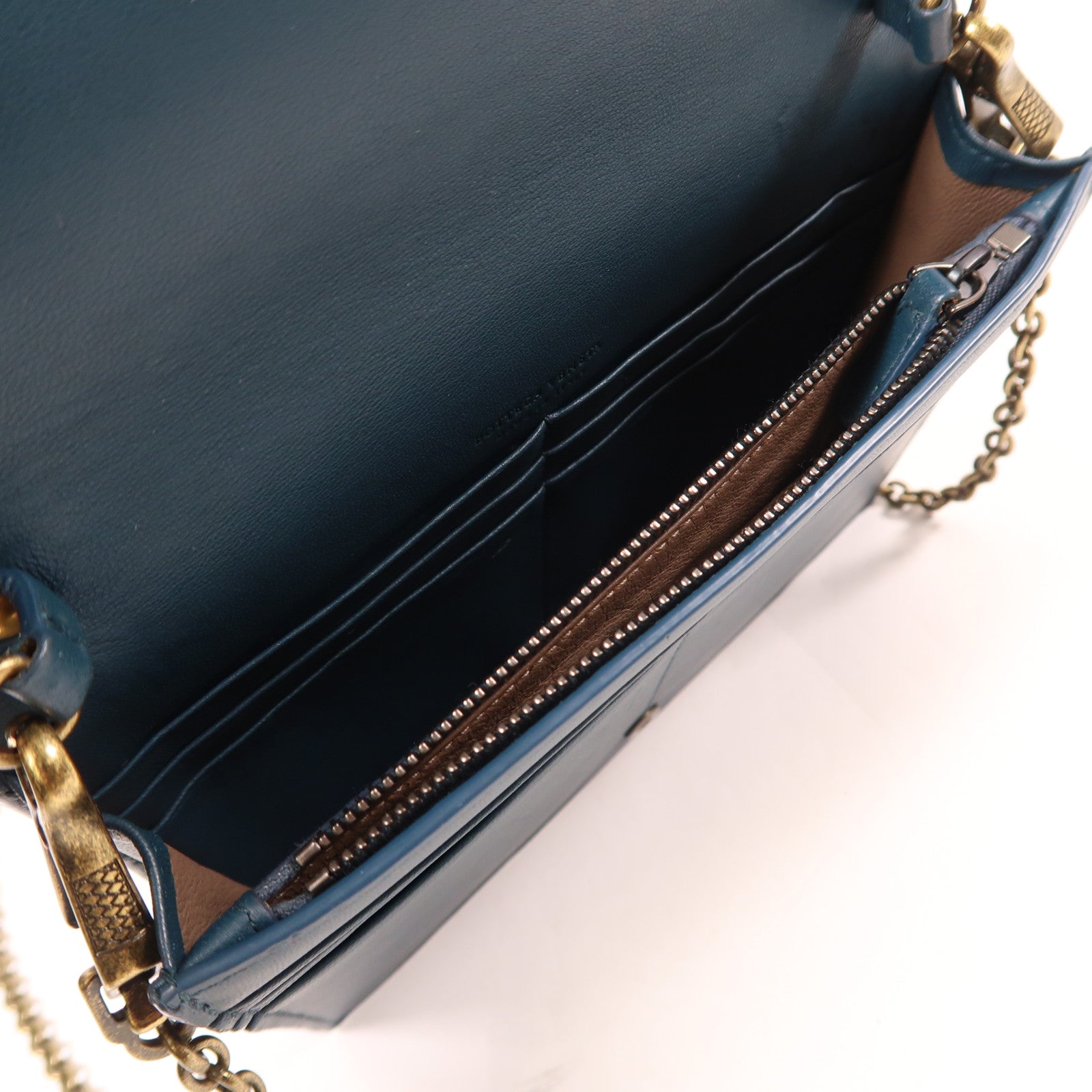 BOTTEGA VENETA 【激減優惠】羊皮皮革Shoulder Bag金扣肩背袋