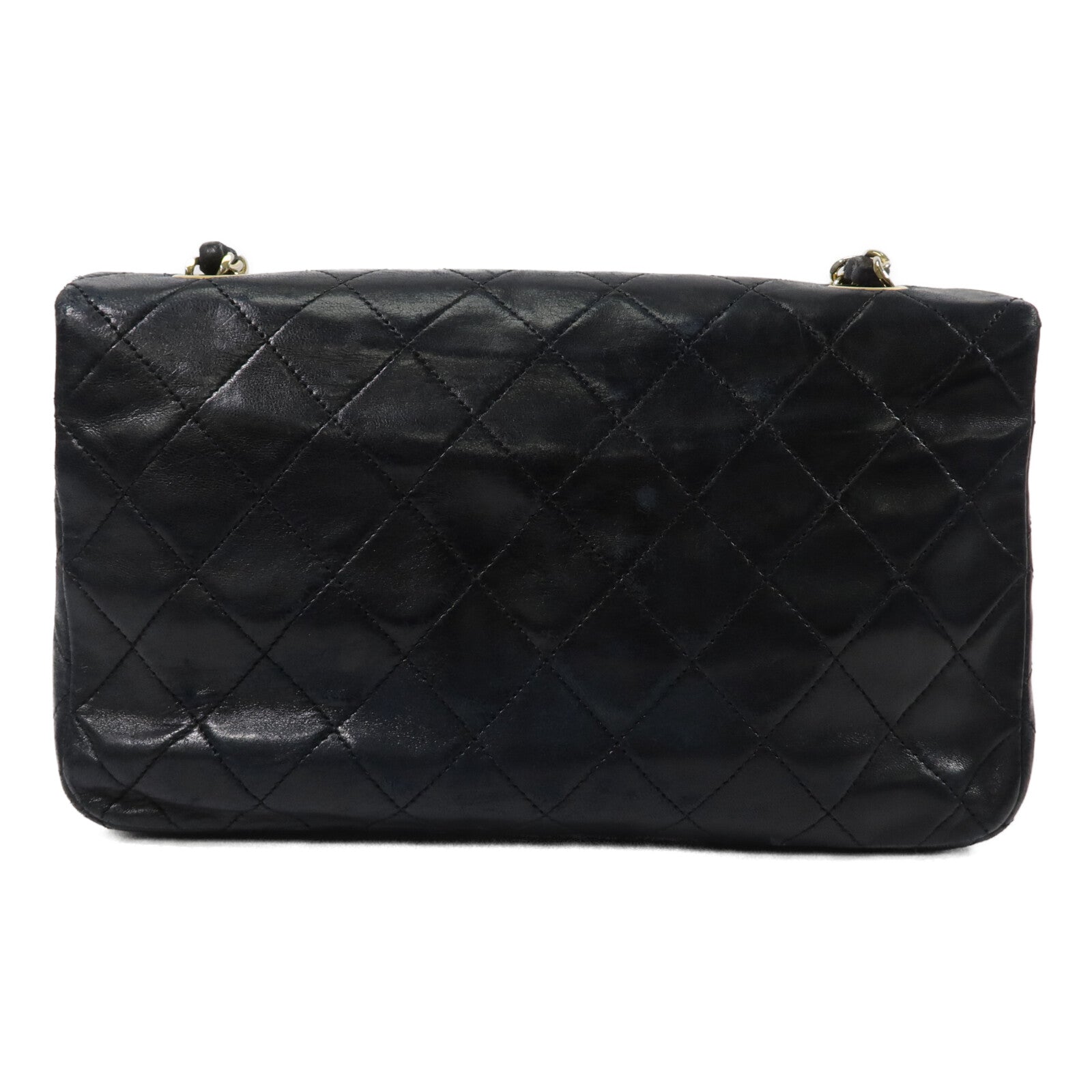 CHANEL 羊皮皮革Vintage Chain Shoulder鏈帶肩背袋
