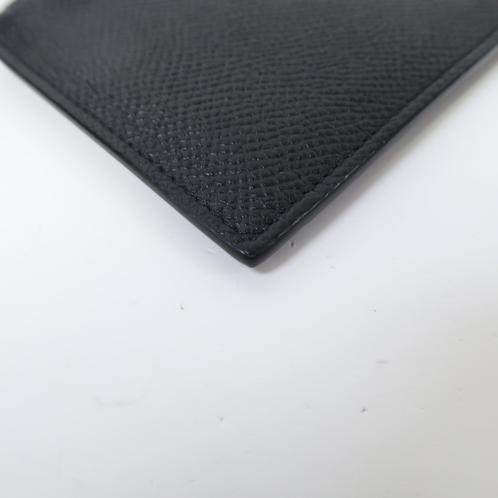 BALENCIAGA 牛皮皮革Card Case金扣卡片套黑色