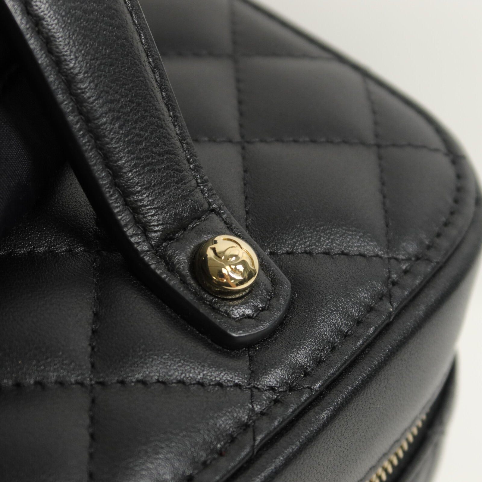 CHANEL 羊皮皮革Vanity Case手挽袋