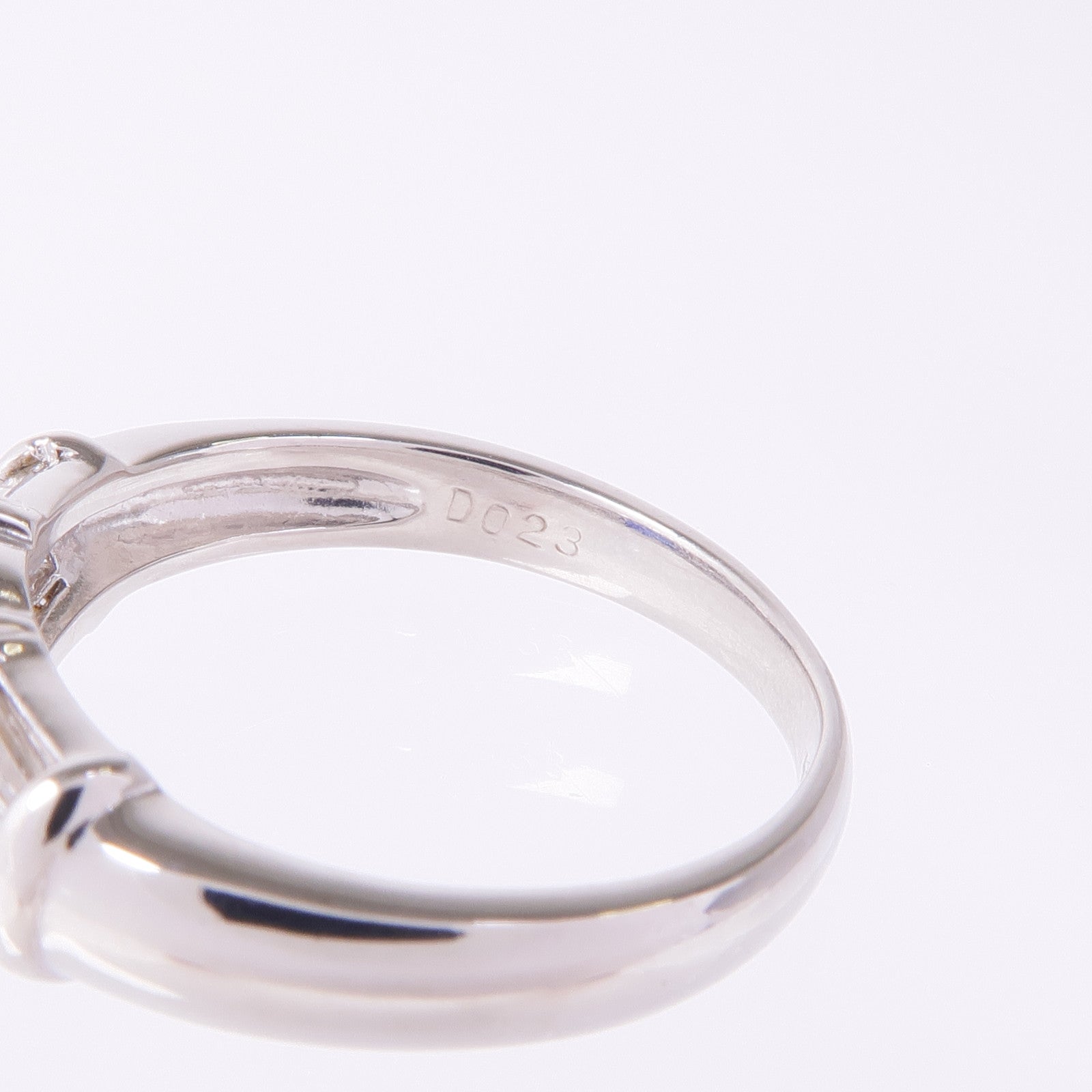 JEWELRY PT900鉑金Sapphire Diamond Ring藍寶石/鑽石戒指US#6