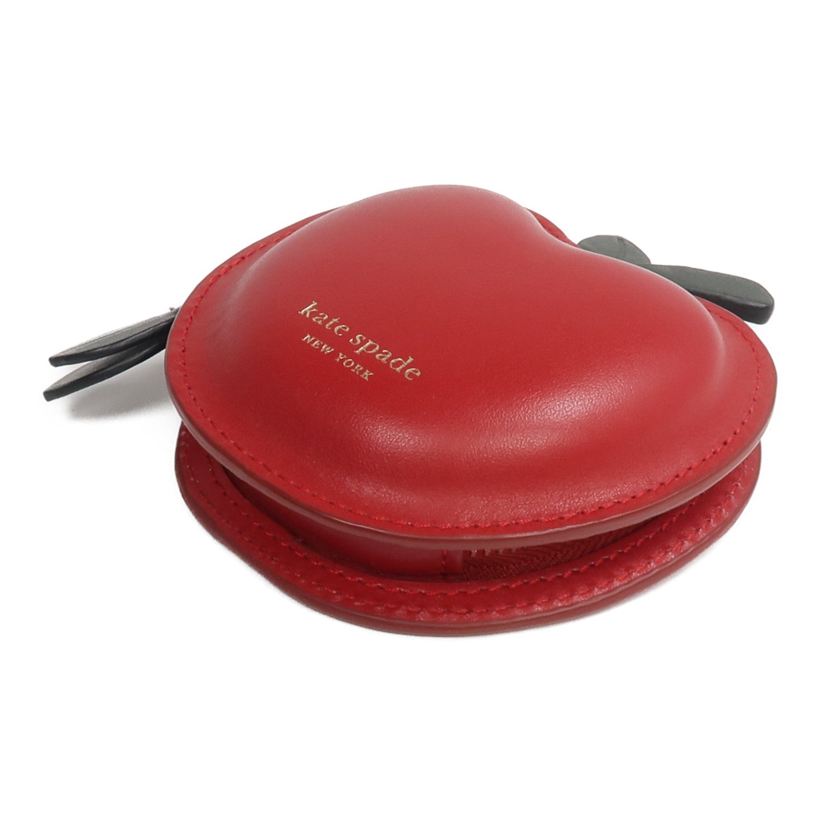 Kate Spade 牛皮皮革On A Roll 3D Apple零錢包