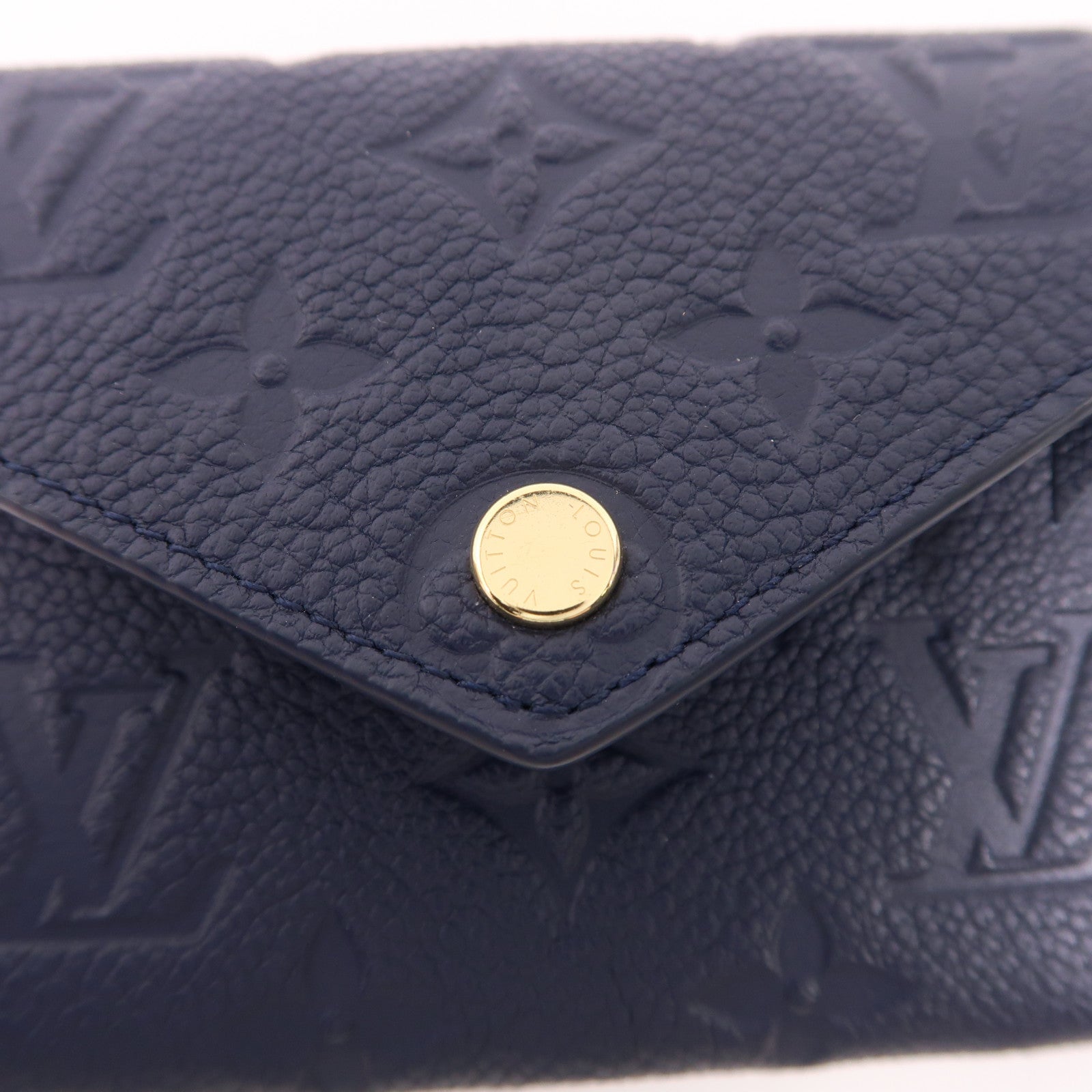 LOUIS VUITTON Monogram Empreinte Victorine Wallet金扣錢包