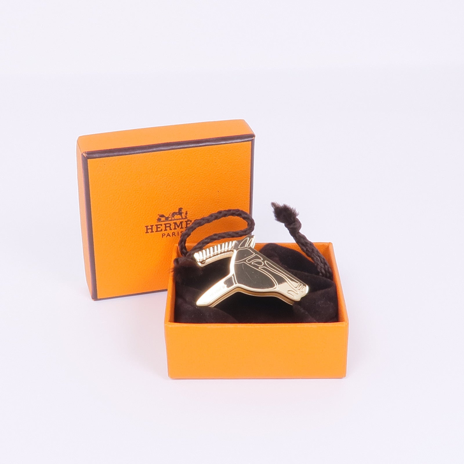 HERMES 金屬Scarf ring圍巾戒指