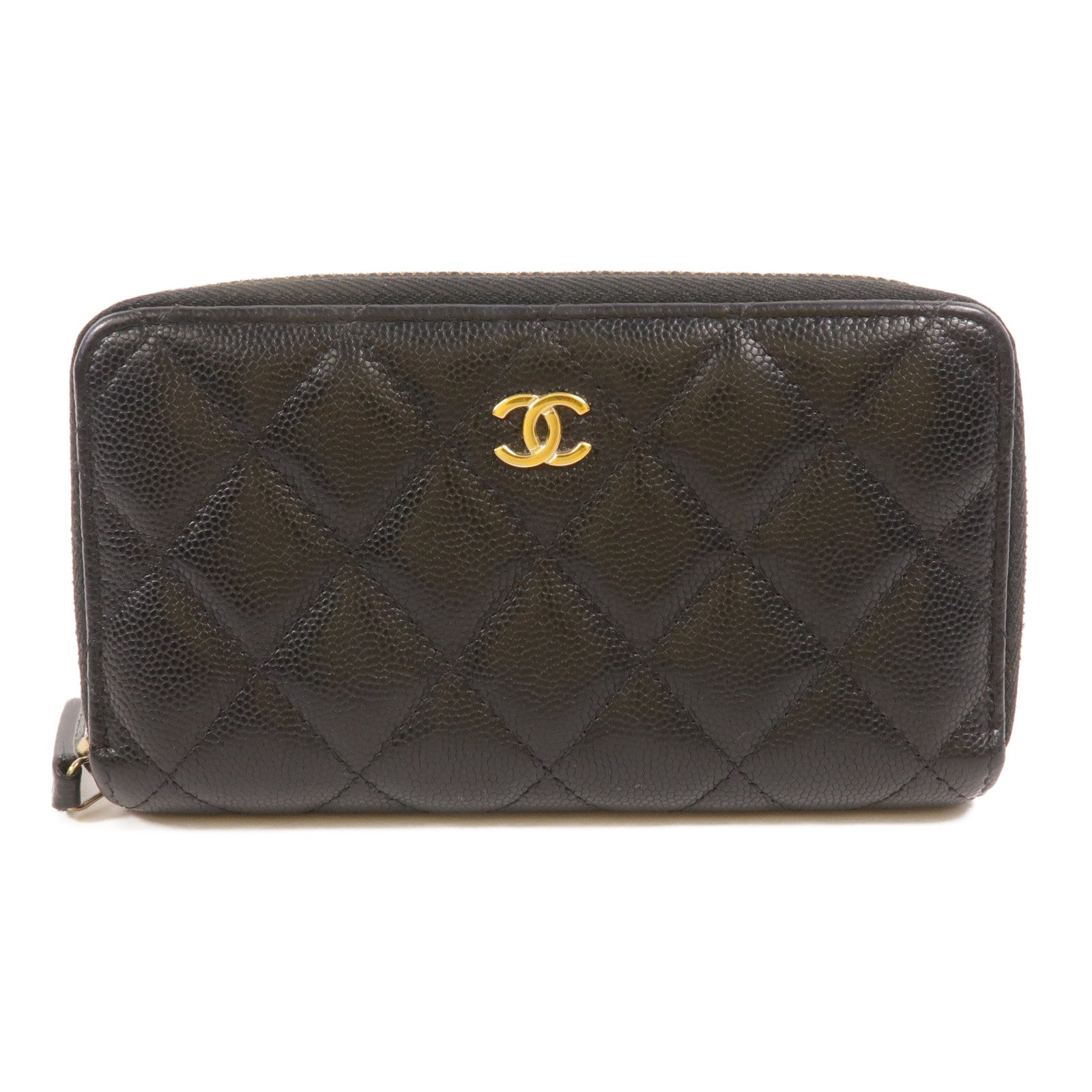 CHANEL 牛皮皮革Classic Medium Zipped Wallet長錢包