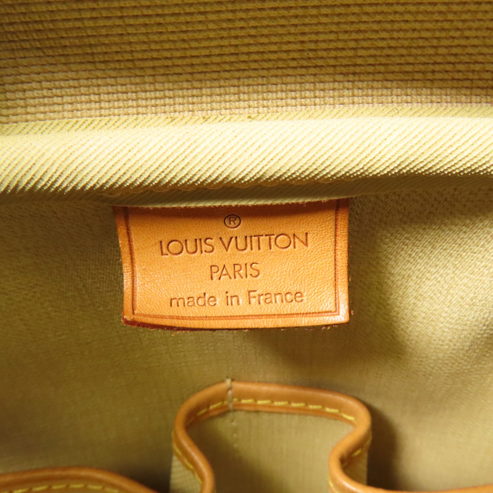 LOUIS VUITTON LV GHW Deauville Handbag M47270 Monogram Brown