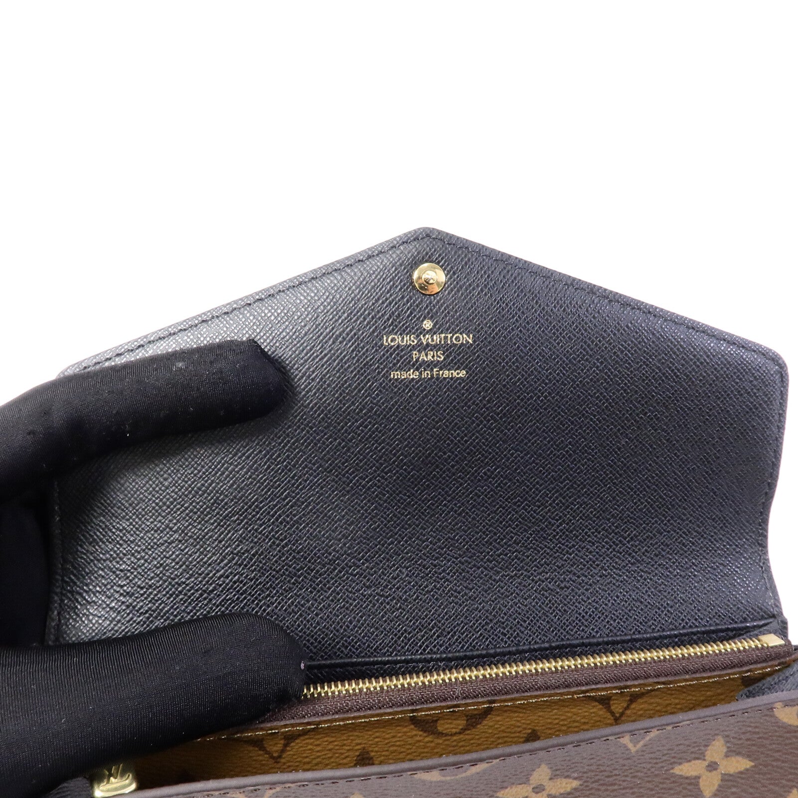 LOUIS VUITTON Mono Reverse Giant Sarah Long Wallet長錢包