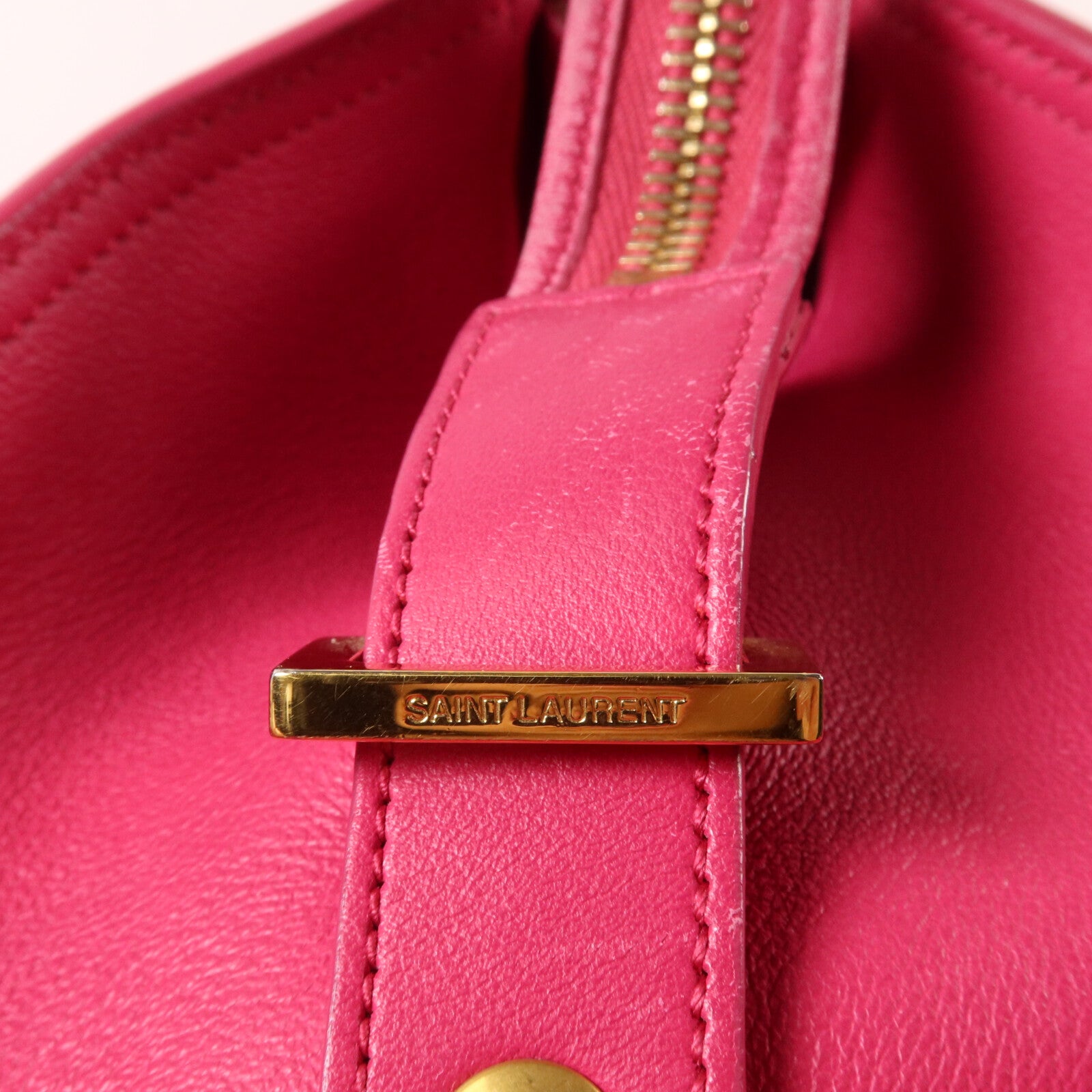 SAINT LAURENT 牛皮皮革Cabas Y Bag手挽肩背兩用袋