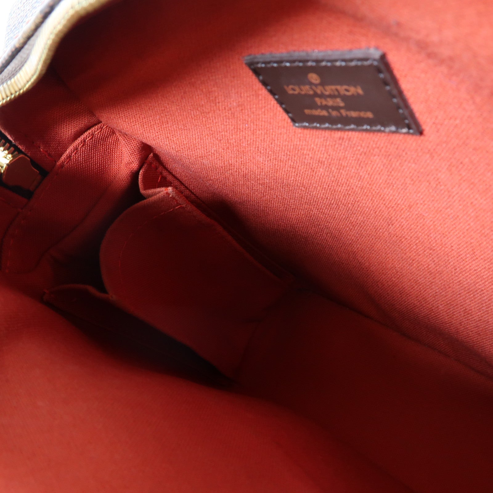 LOUIS VUITTON Damier Orav PM金扣肩背袋啡色